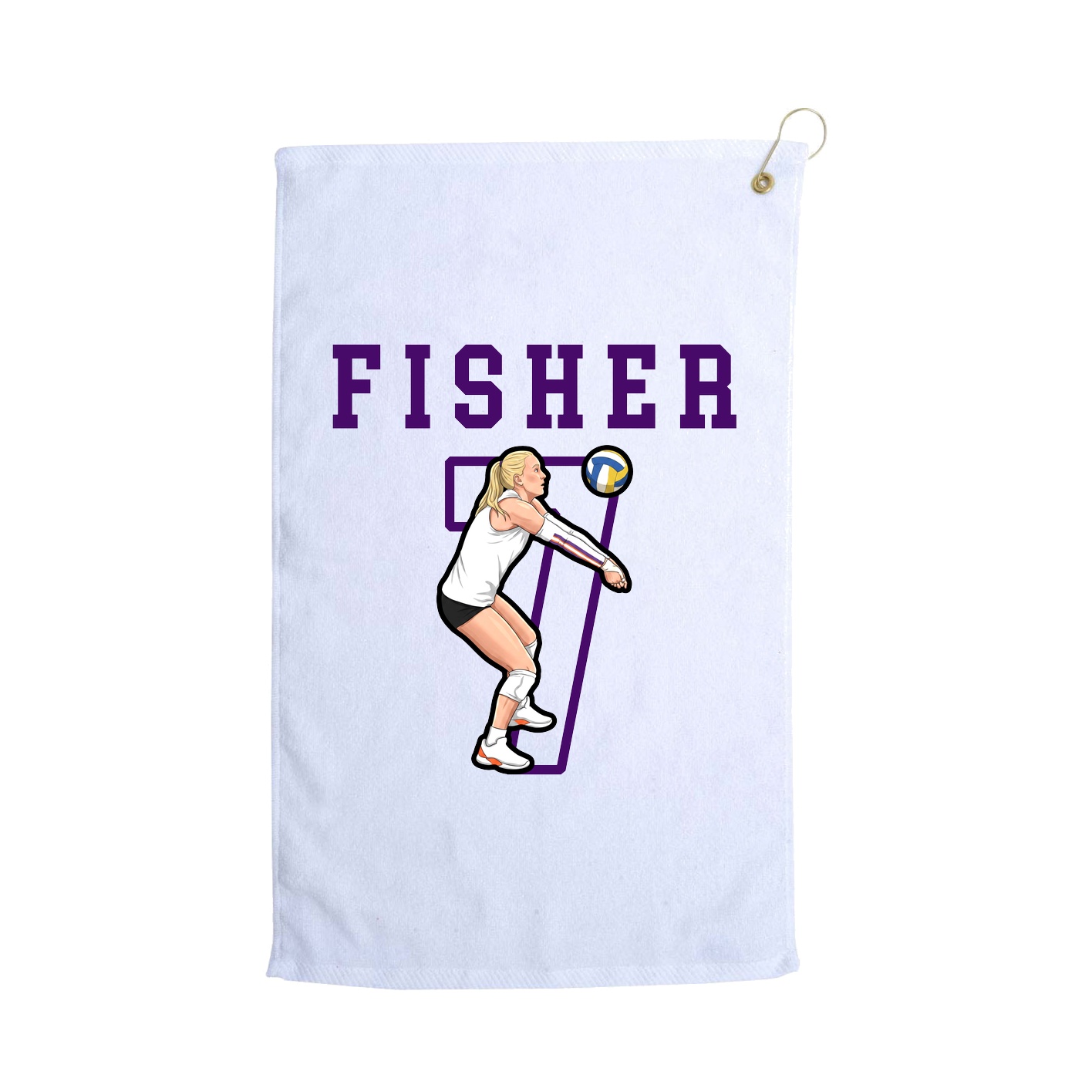 Golf Towel — Shirsey in White