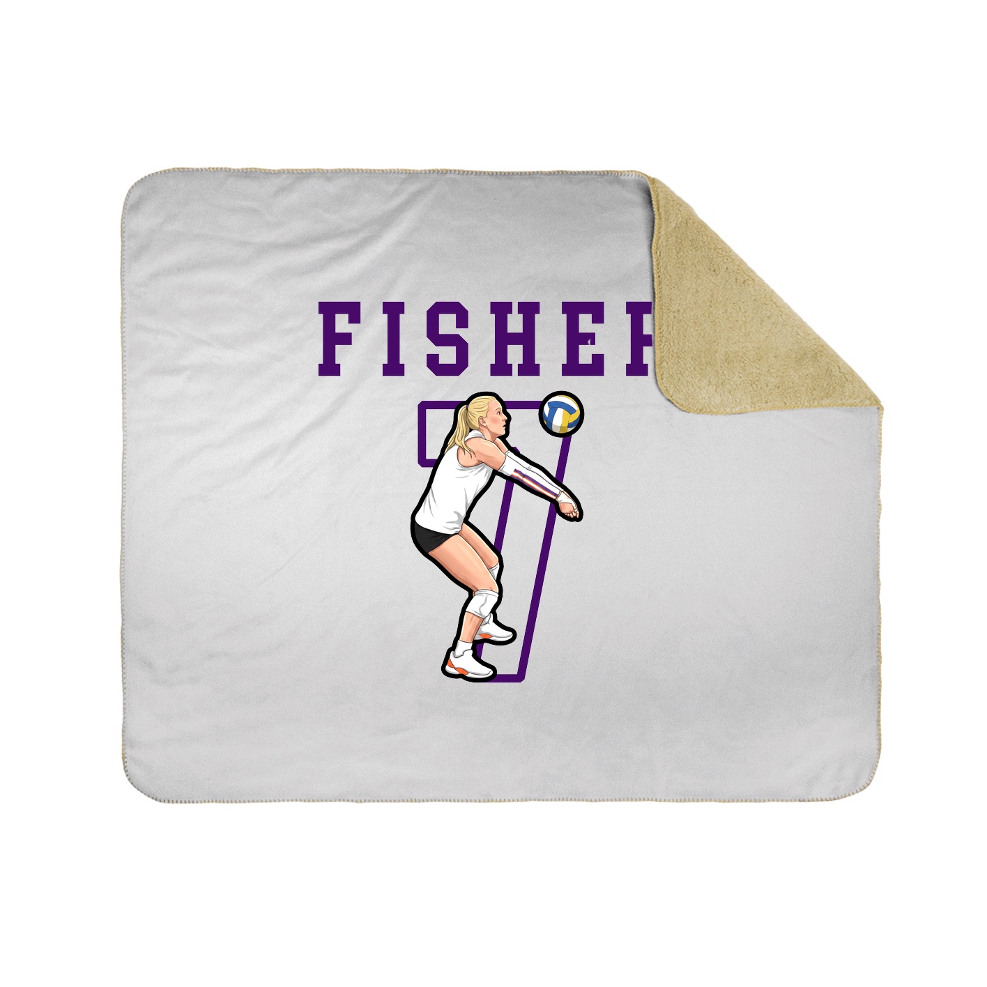 Throw Blanket — Shirsey in White