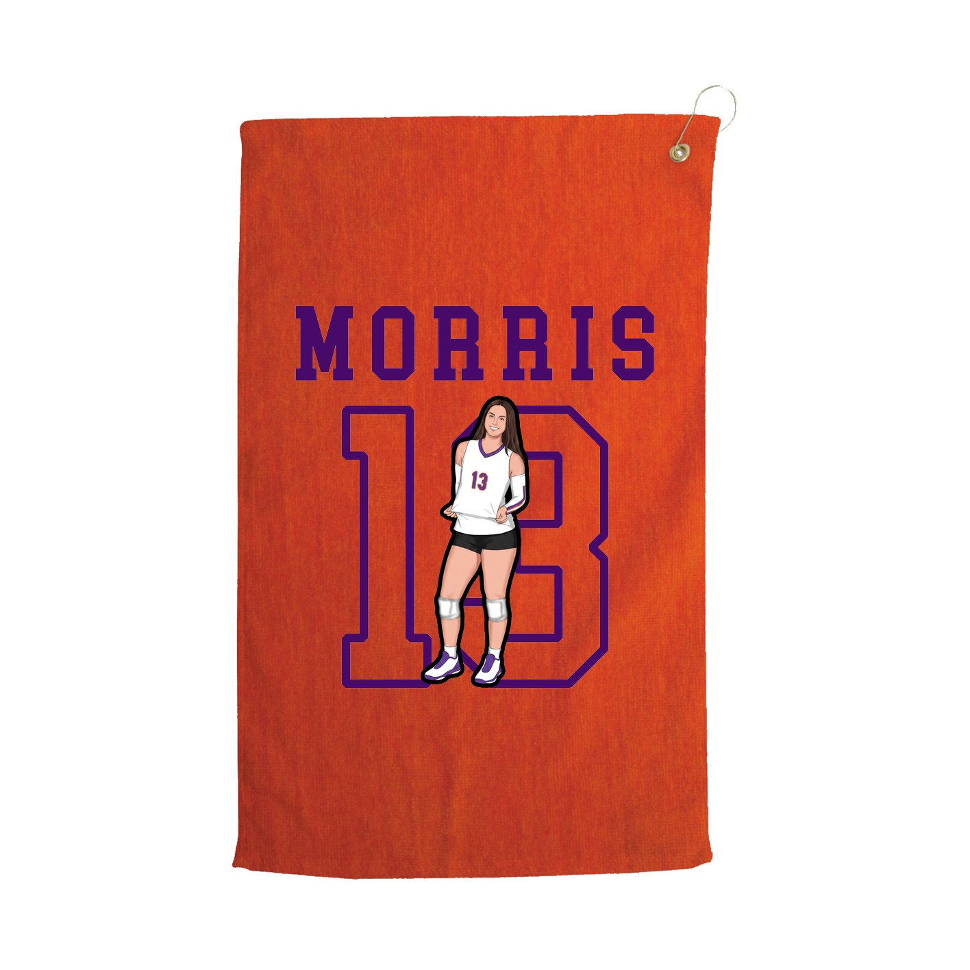 Golf Towel — Shirsey in Orange