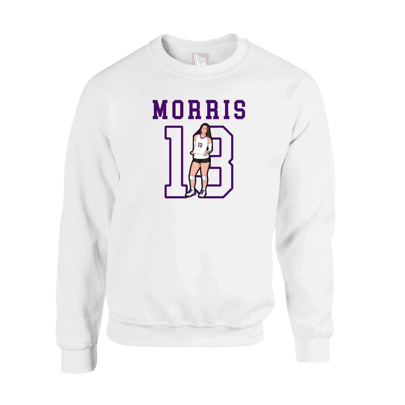 Fleece Crew — Shirsey in White