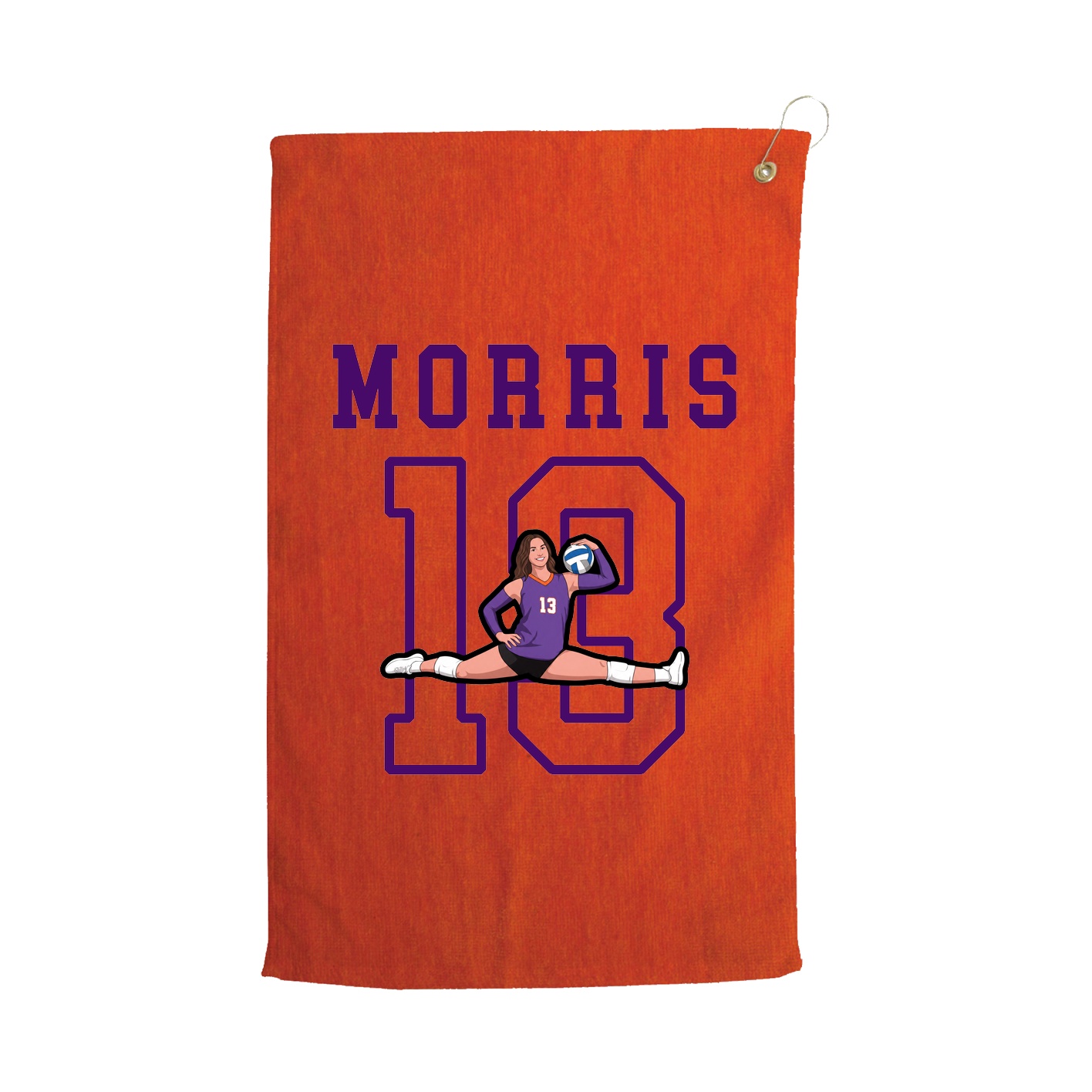 Golf Towel — Shirsey in Orange