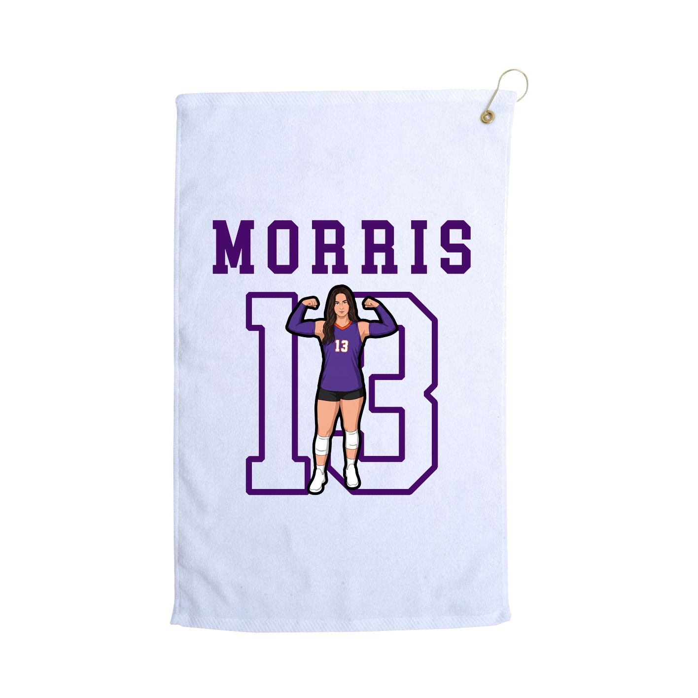 Golf Towel — Shirsey in White