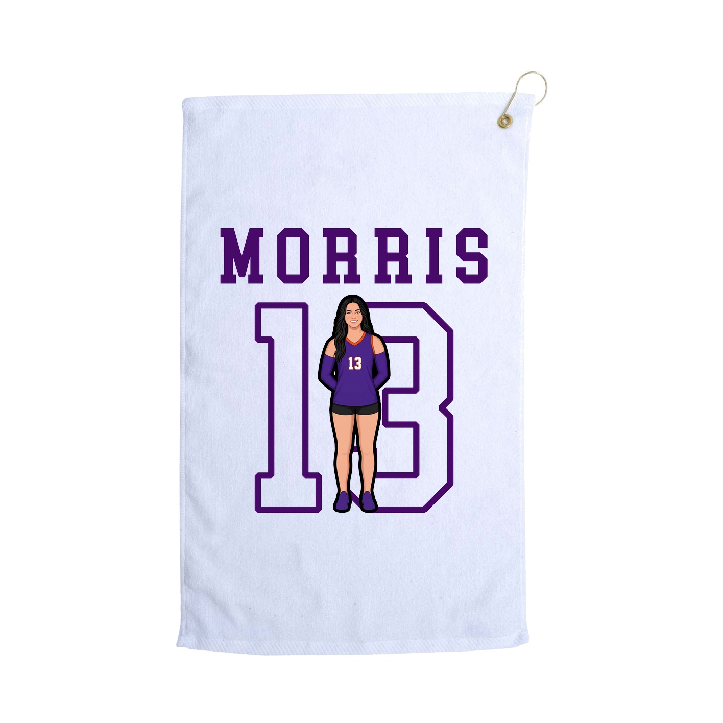 Golf Towel — Shirsey in White