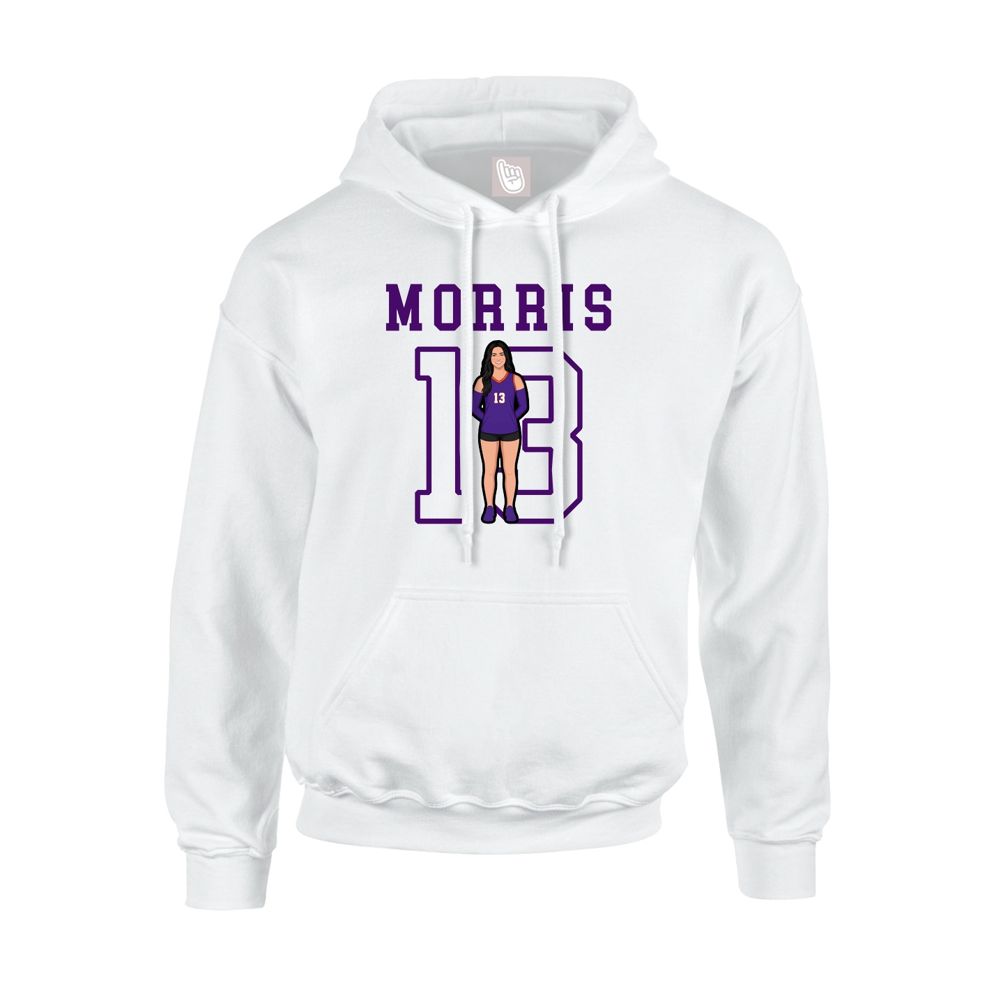 Youth Hoodie — Shirsey in White