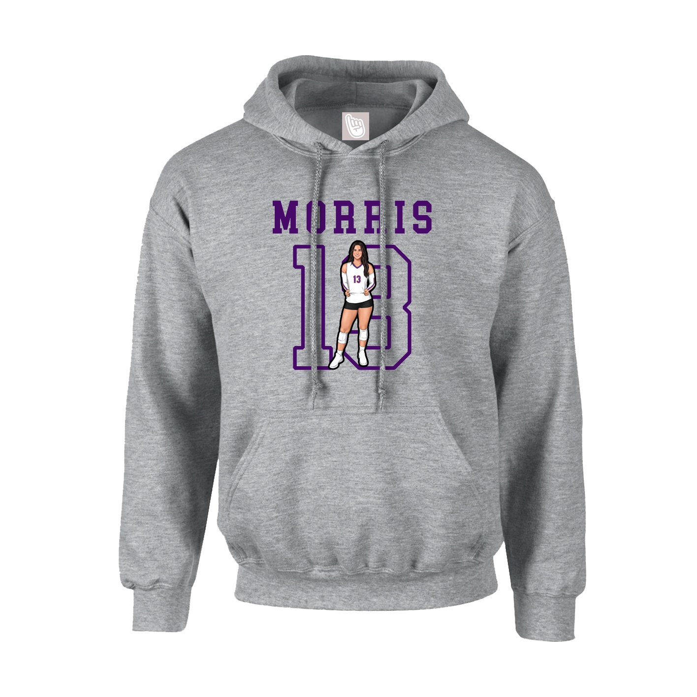 Hoodie — Shirsey in Grey