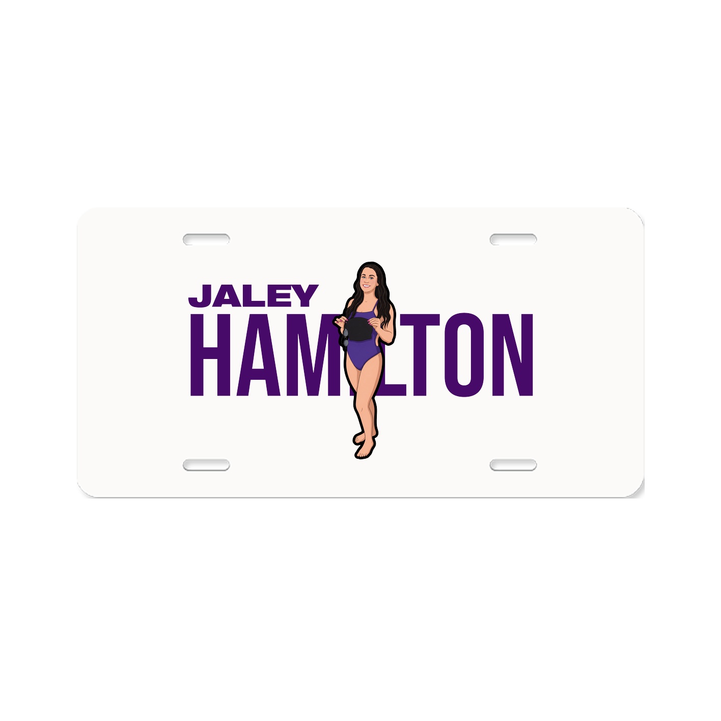 License Plate — Player Name in Classic
