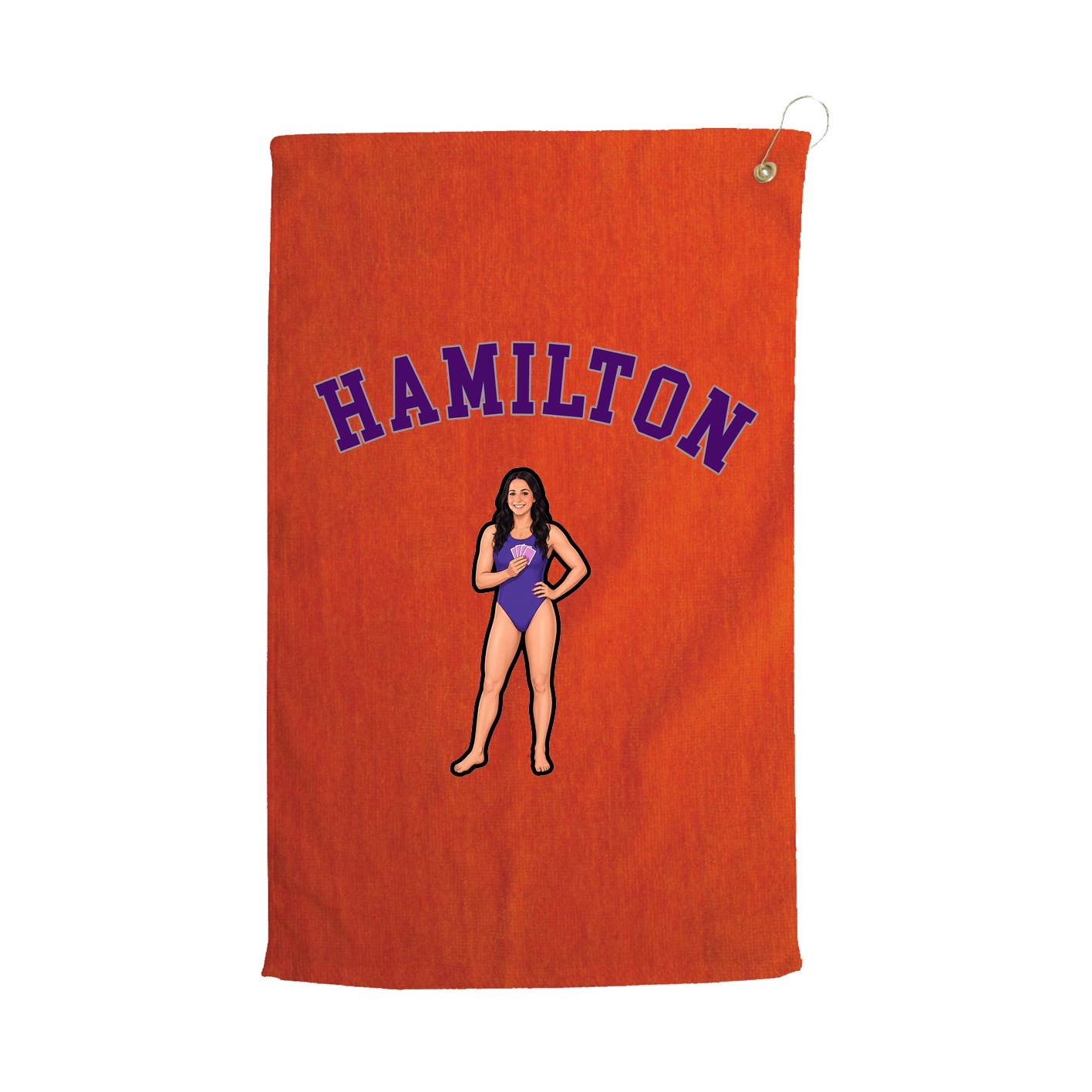 Golf Towel — Shirsey Arch in Orange