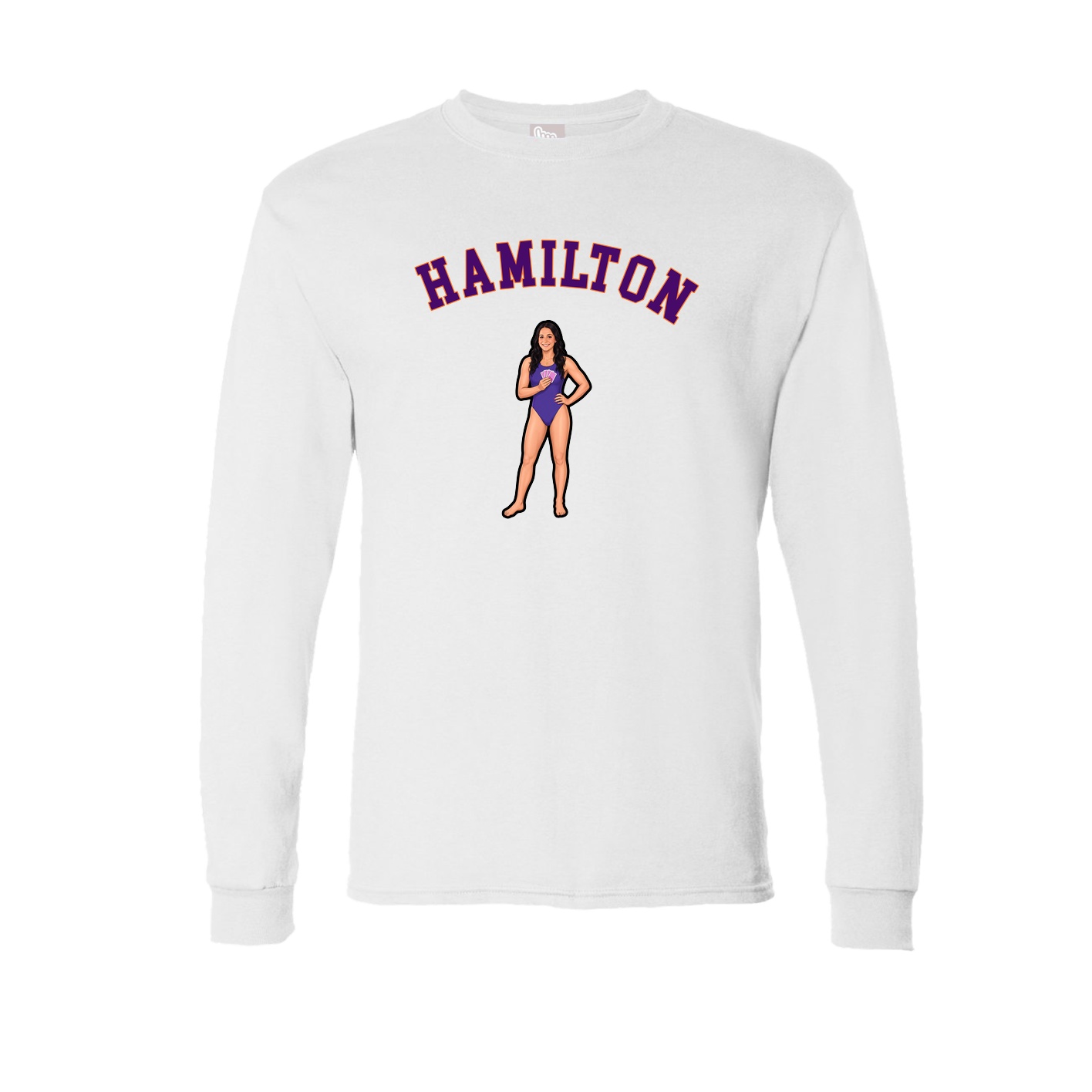 Long Sleeve Tee — Shirsey Arch in White