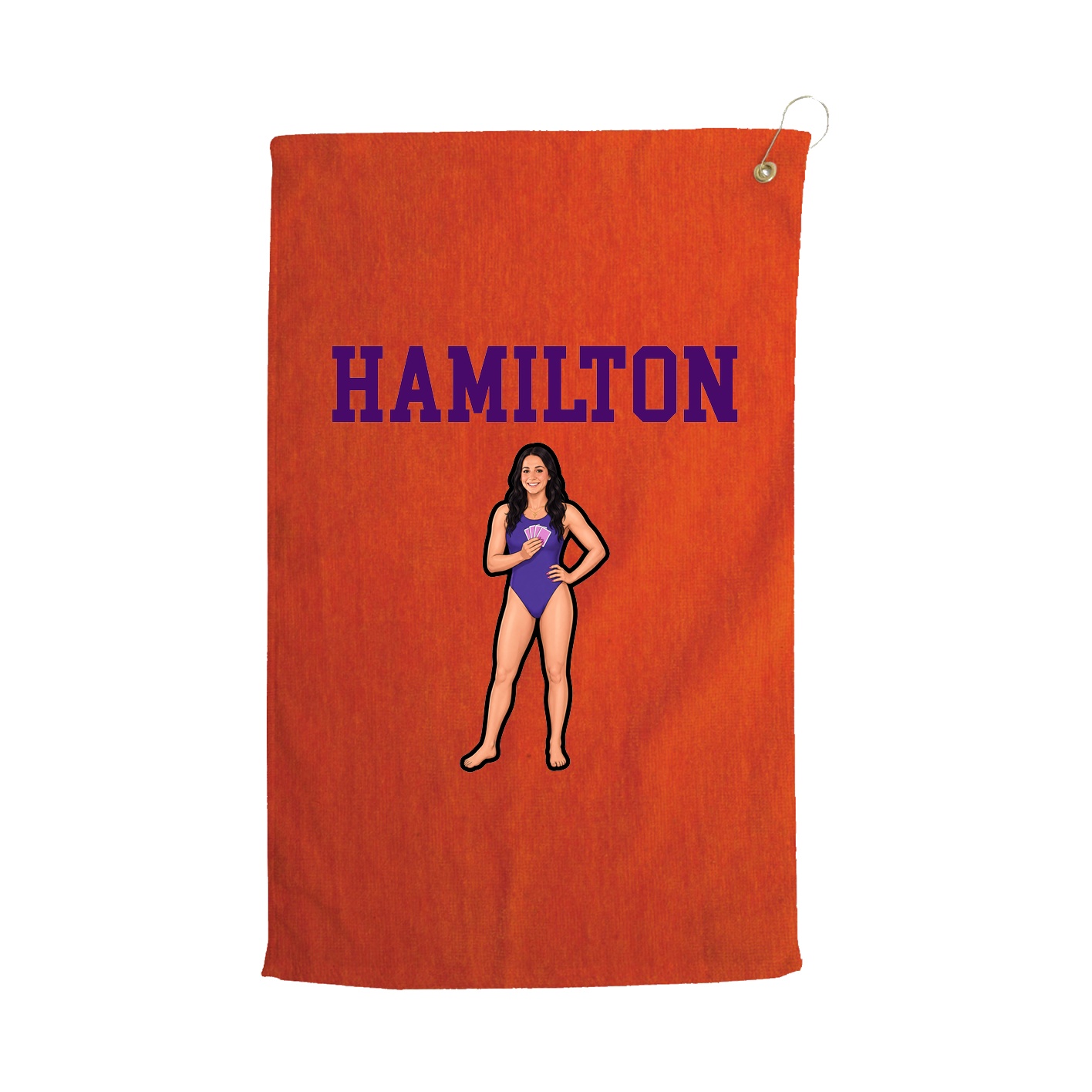 Golf Towel — Shirsey in Orange