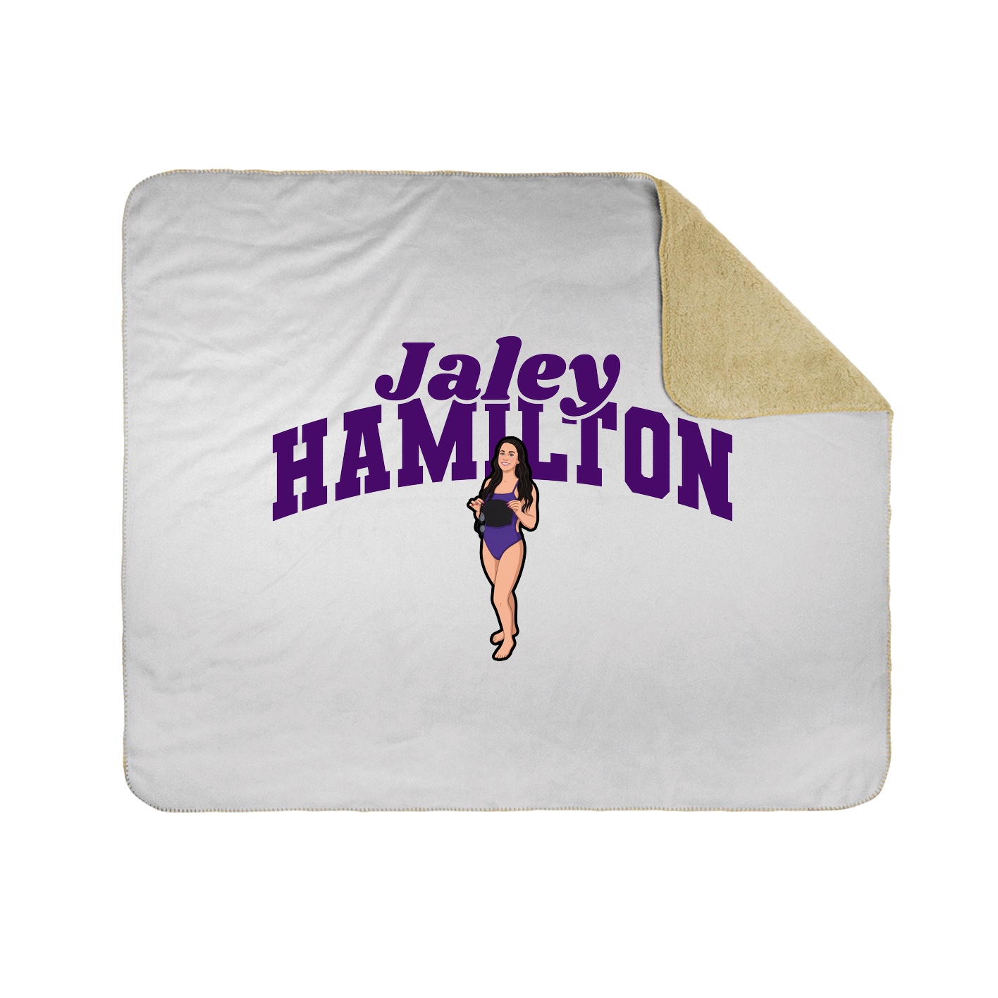 Throw Blanket — Signature Arch in White