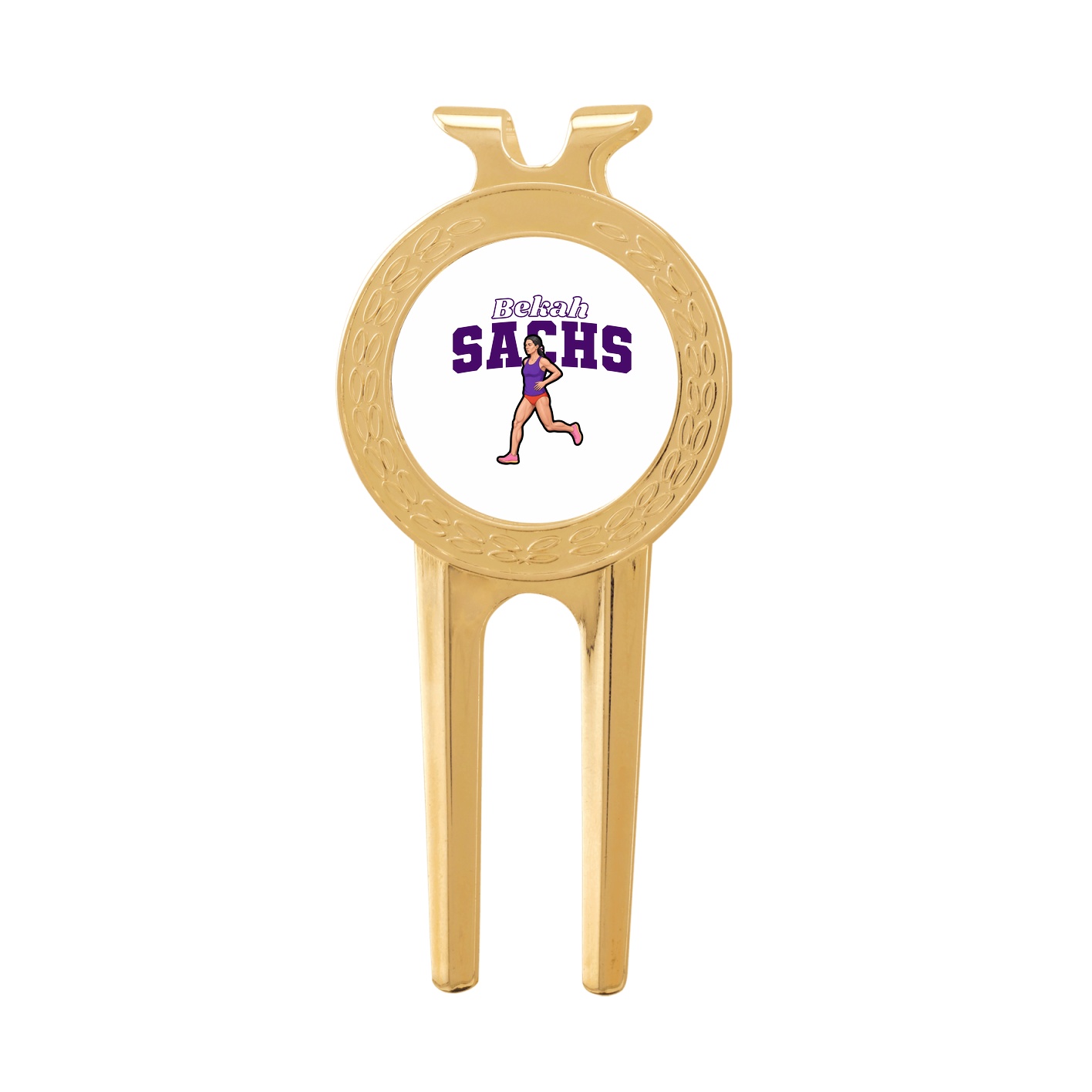Divot Tool with Ball Marker — Name Arch in Classic