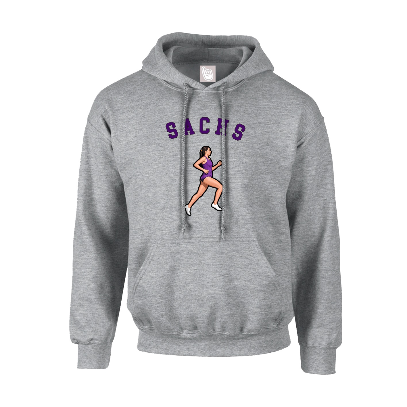 Youth Hoodie — Shirsey Arch in Grey