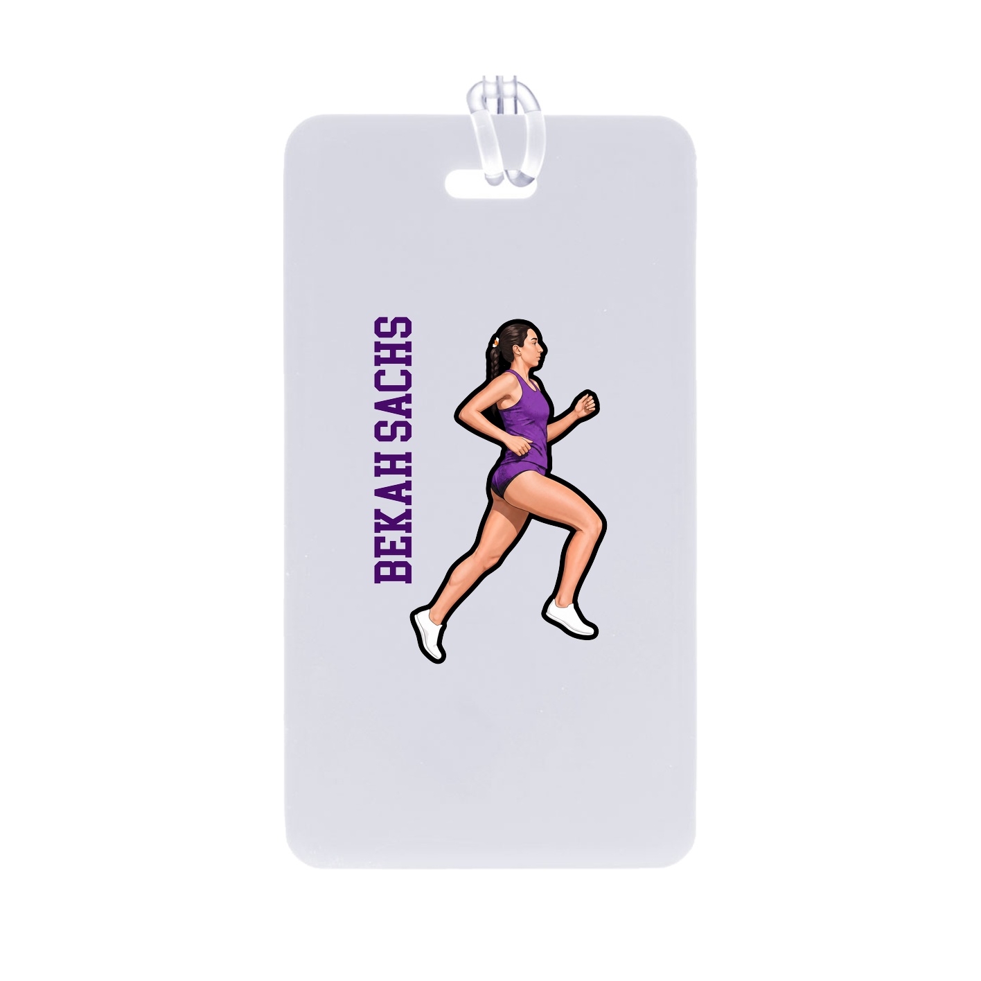 Bag Tag — Name Vertical in Classic