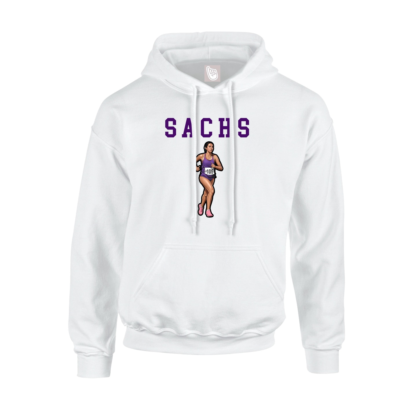 Hoodie — Shirsey in White