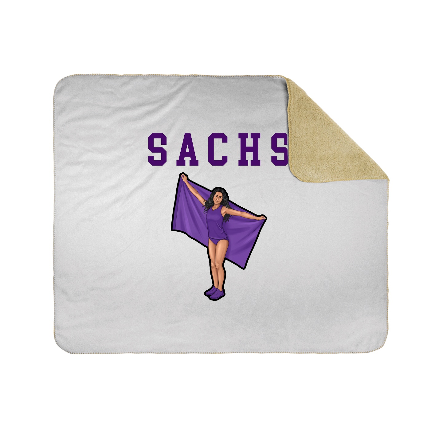 Throw Blanket — Shirsey in White