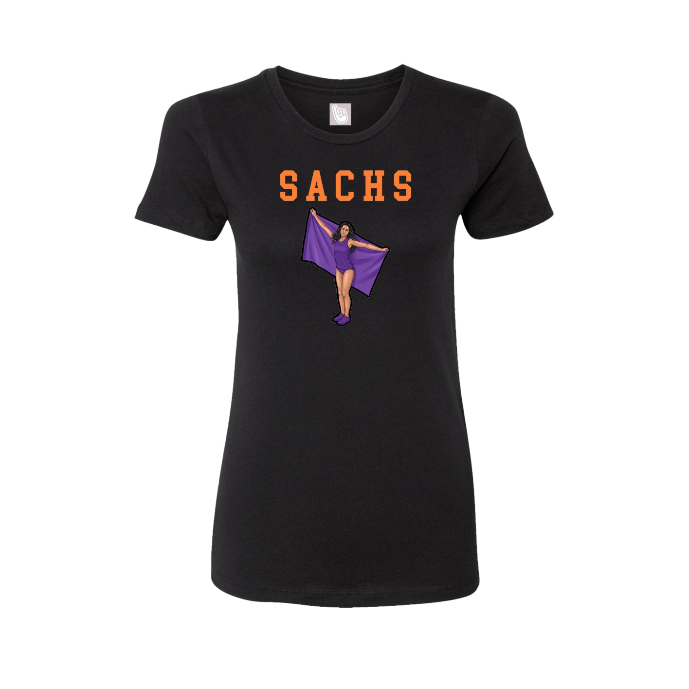 Fitted Women's Tee — Shirsey in Black