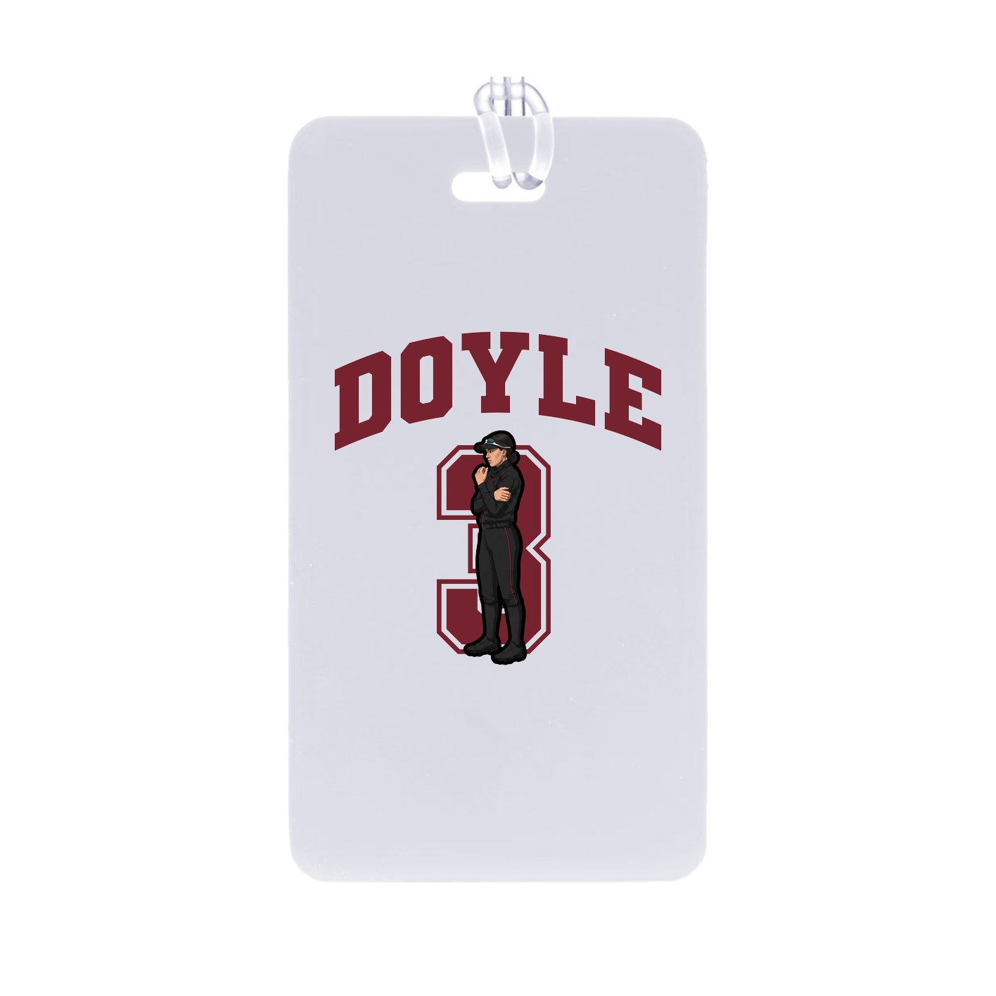 Bag Tag — Number in Classic
