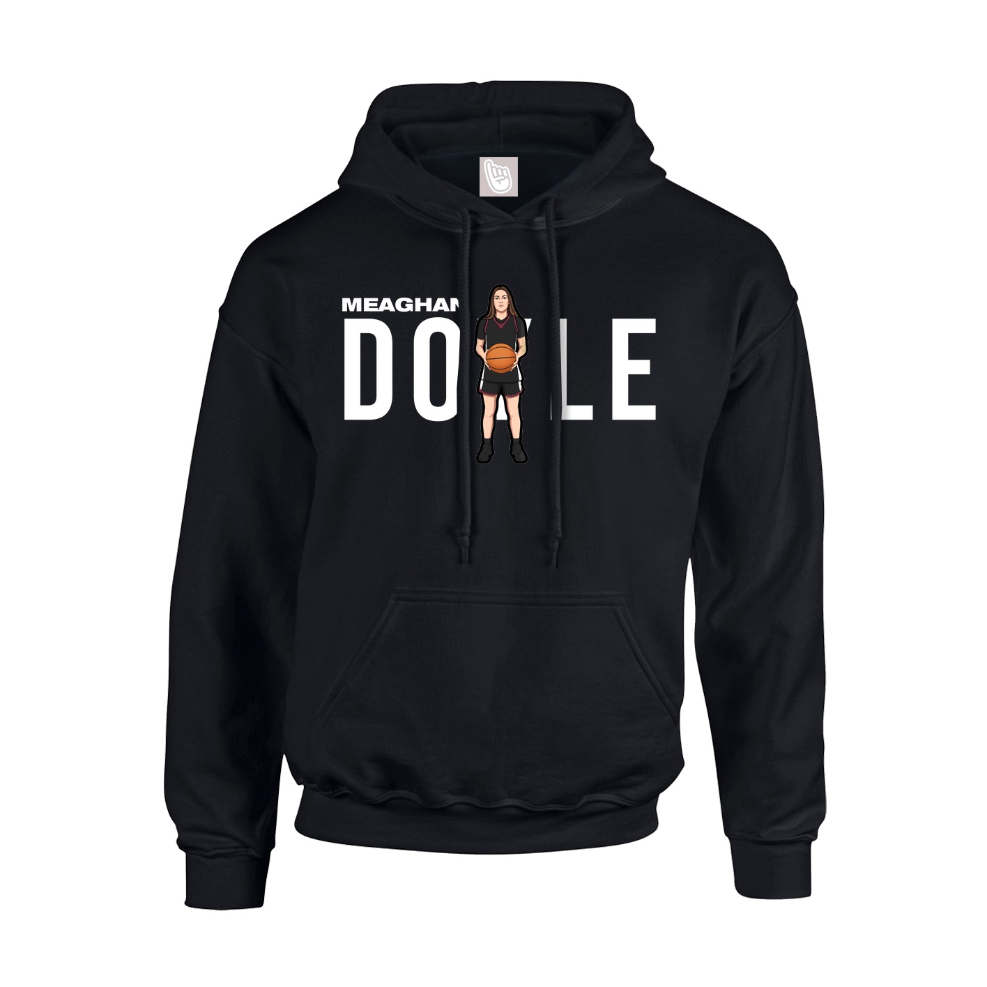 Hoodie — Player Name in Black