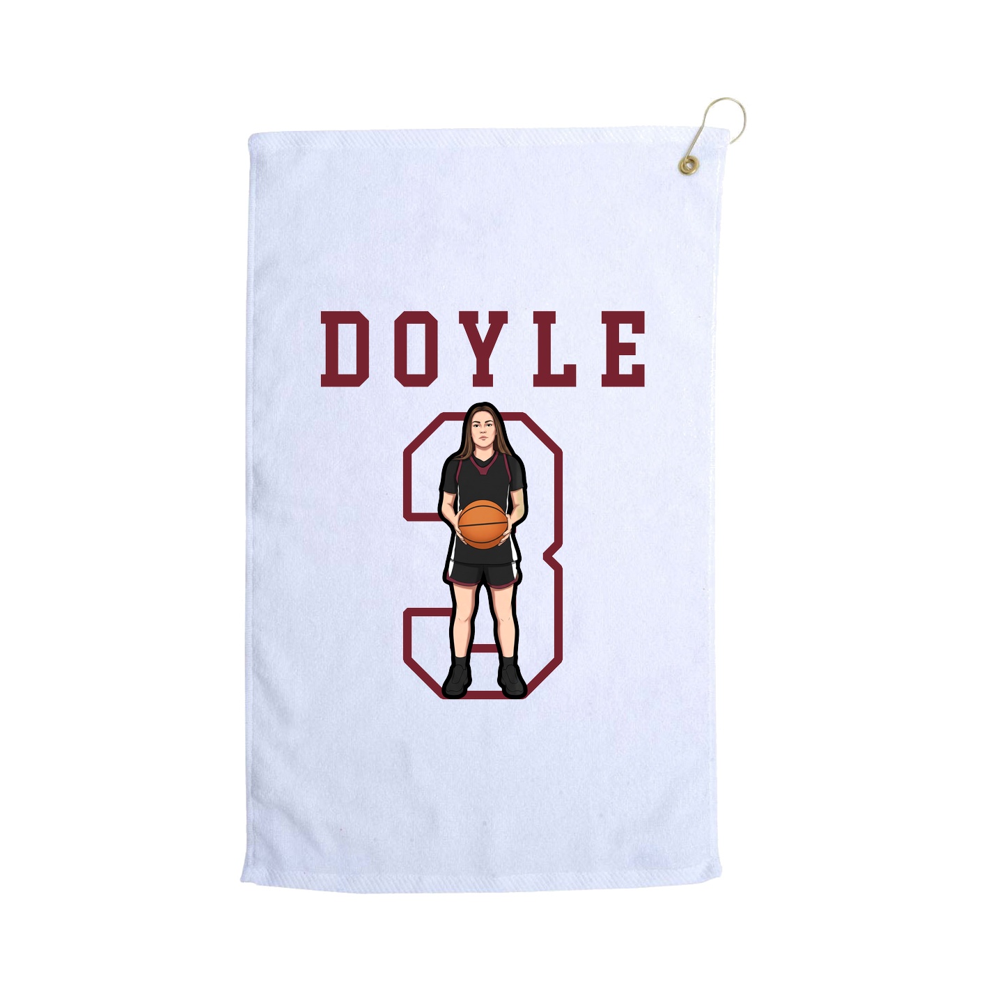 Golf Towel — Shirsey in White