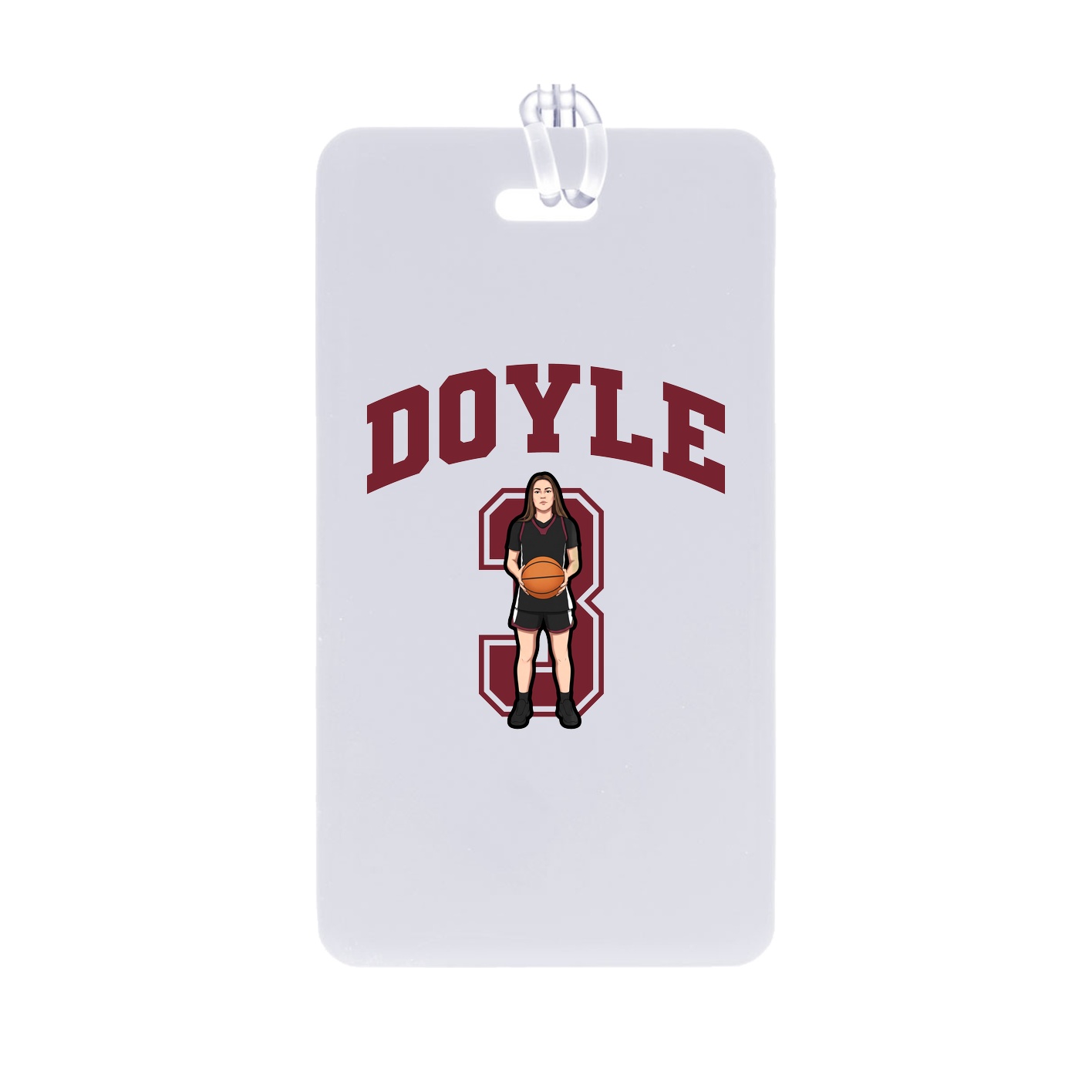 Bag Tag — Number in Classic