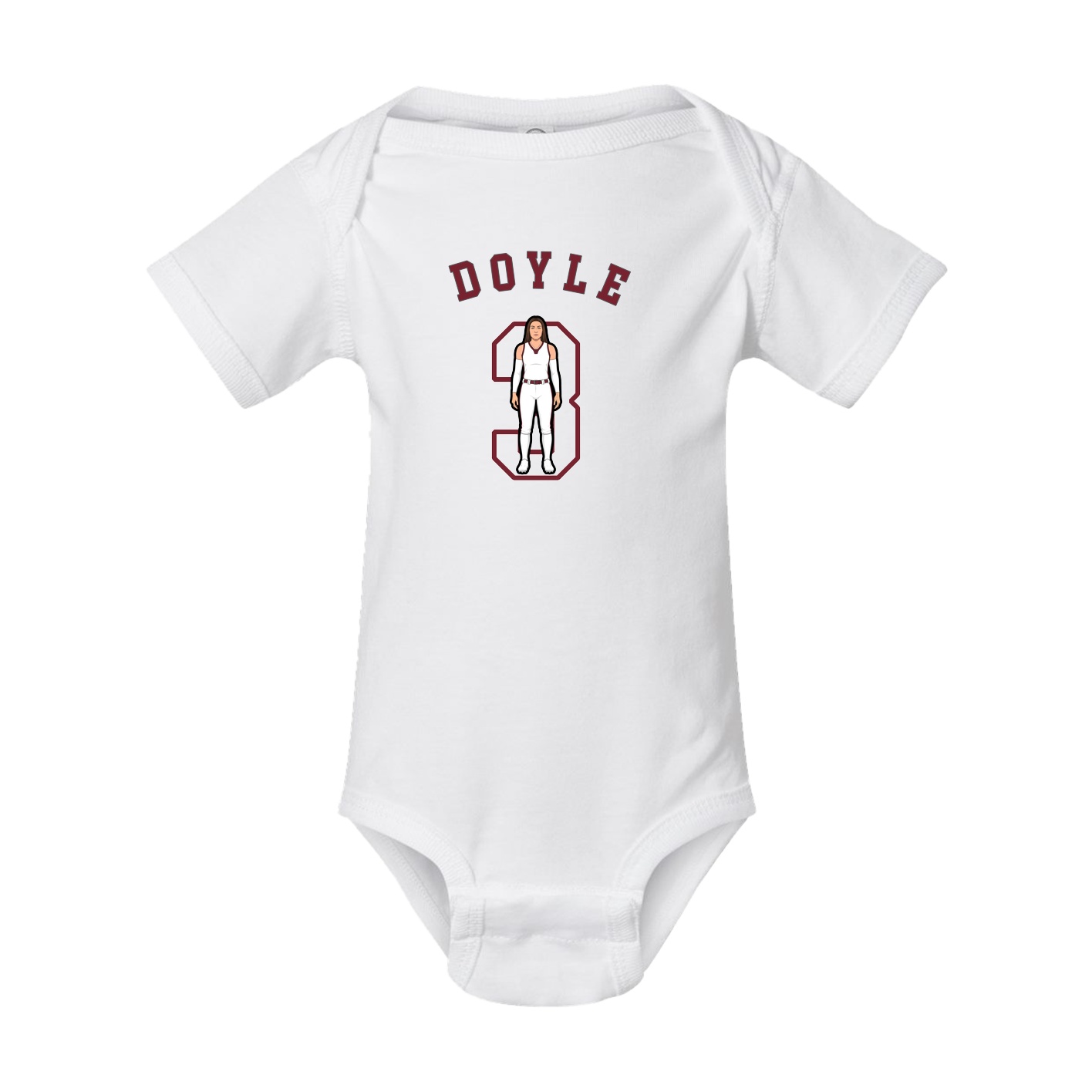 Baby Onesie — Shirsey Arch in White