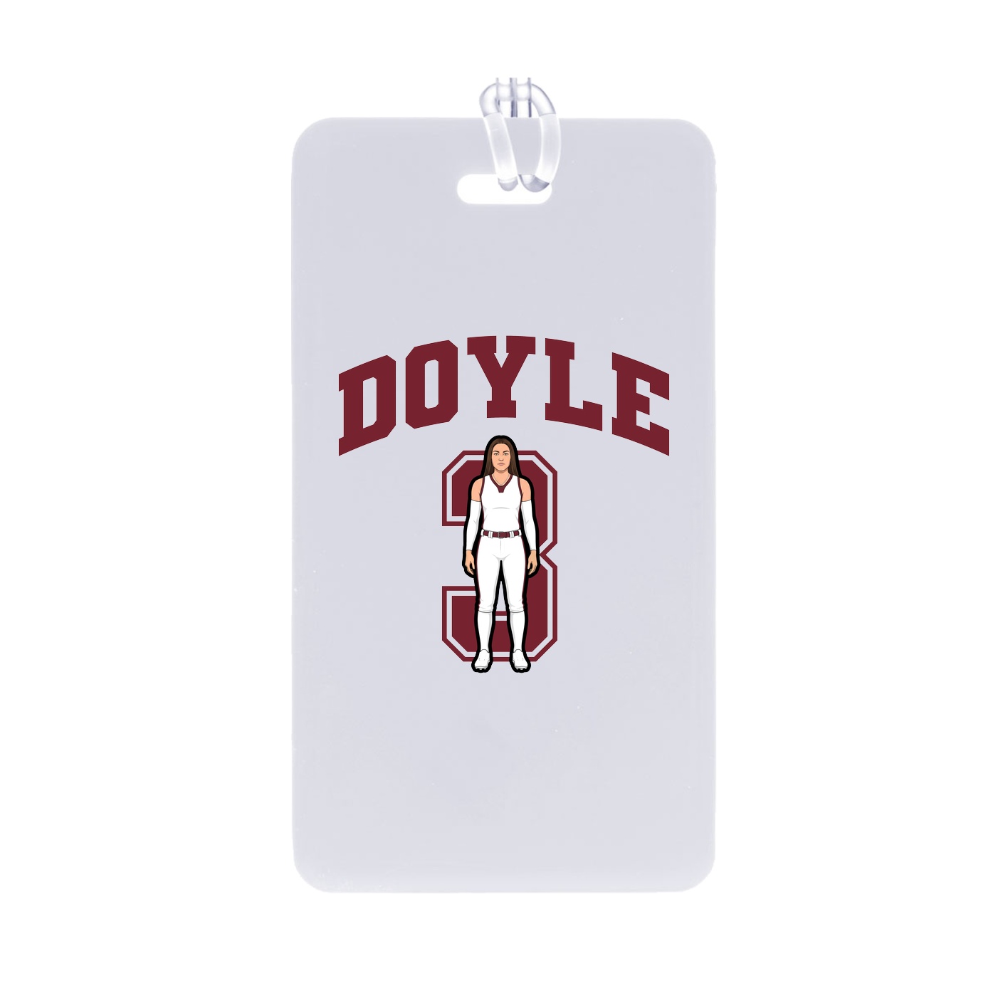 Bag Tag — Number in Classic