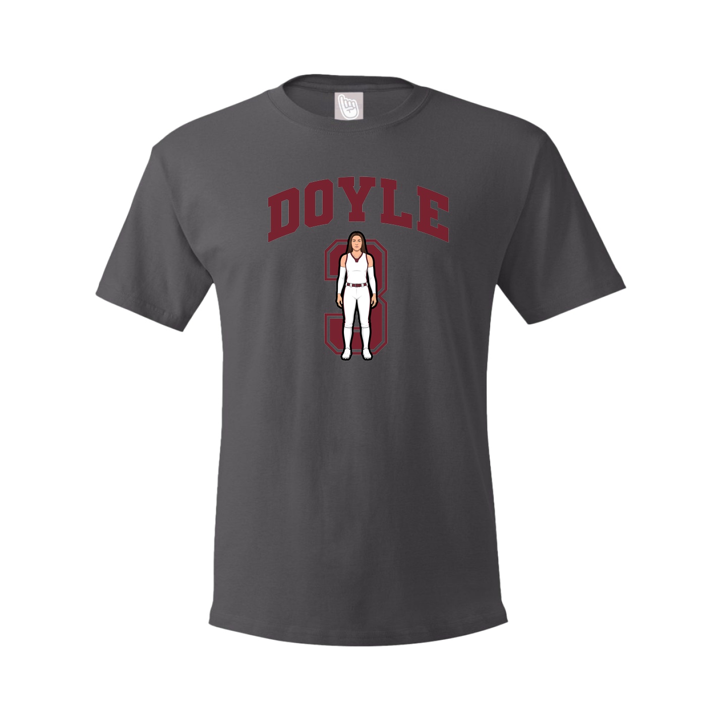 Tee — Number in Grey