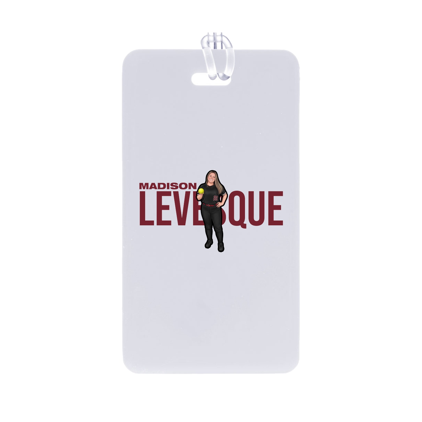 Bag Tag — Player Name in Classic