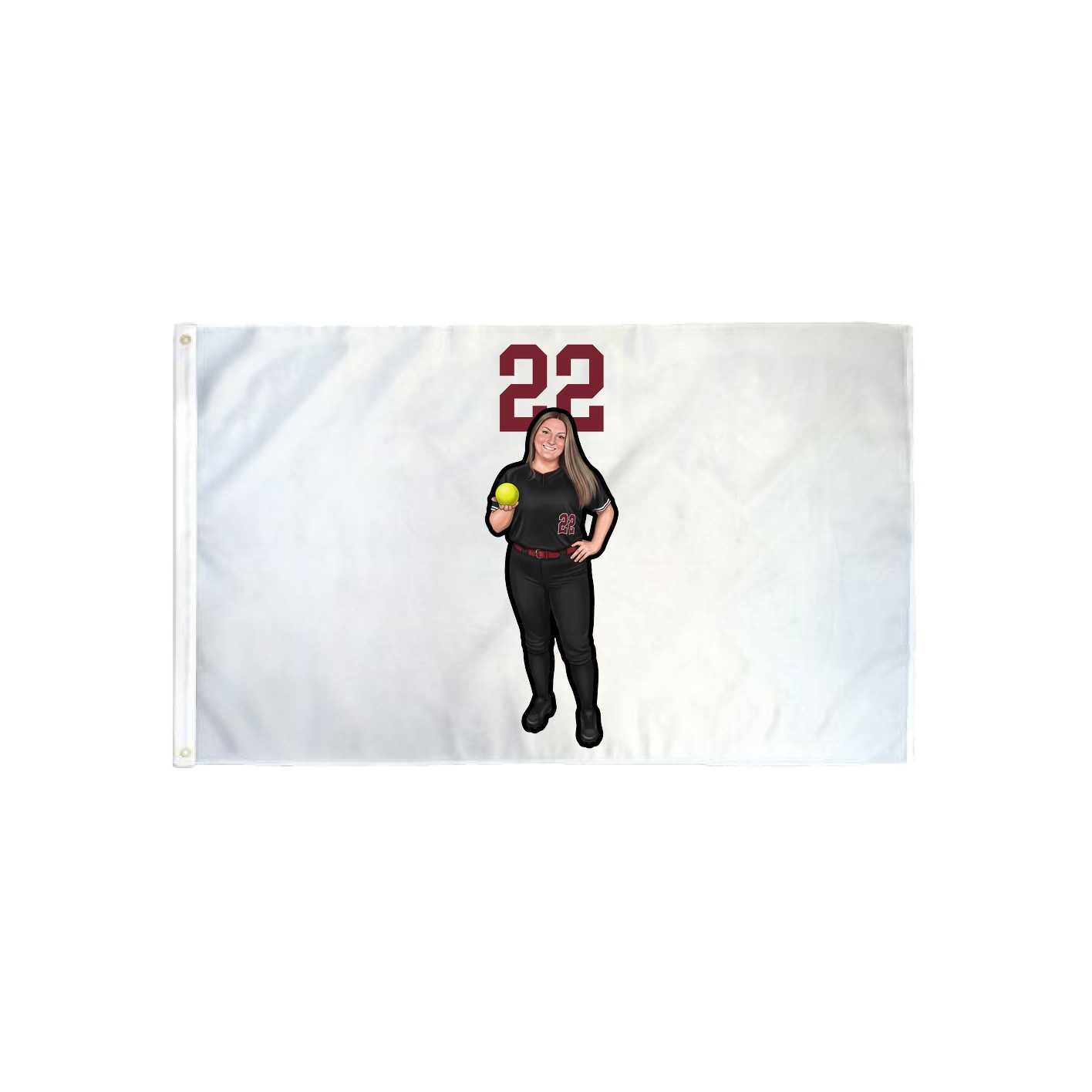 3x5 Flag — Number Top in Classic