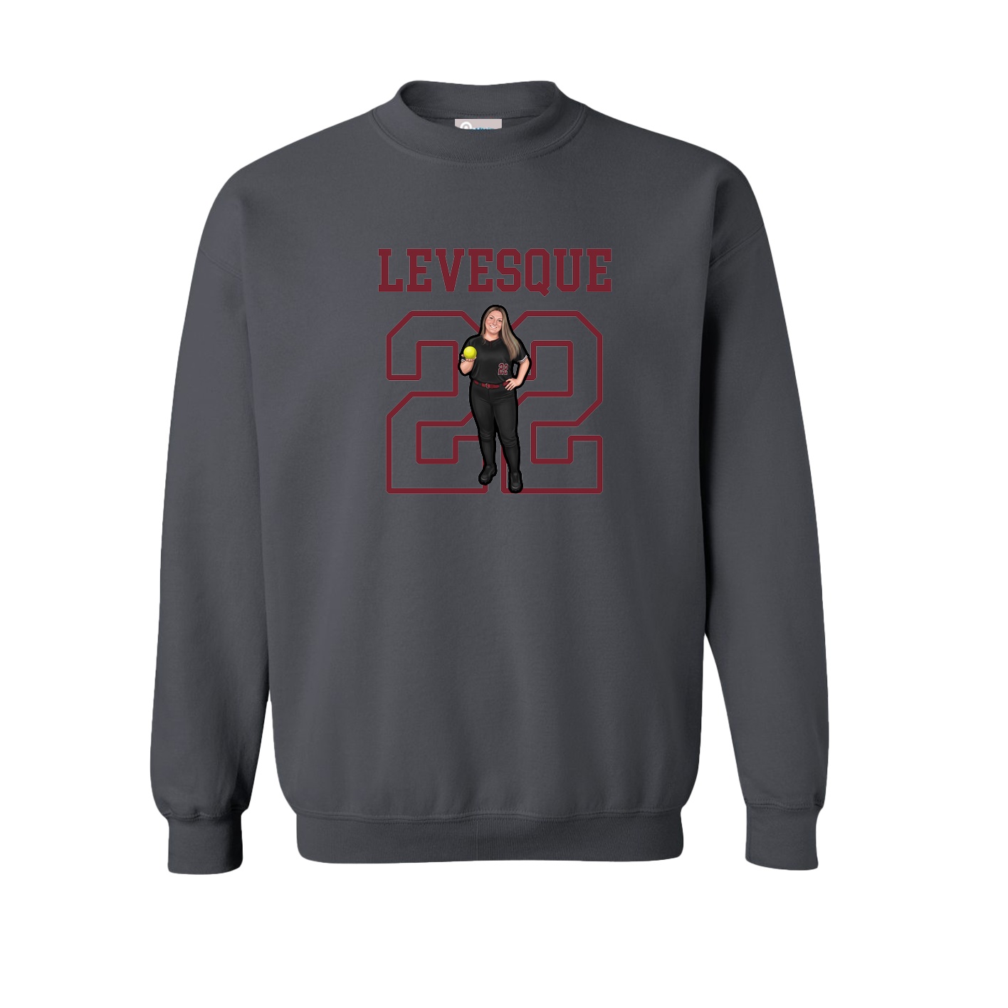 Fleece Crew — Shirsey in Grey