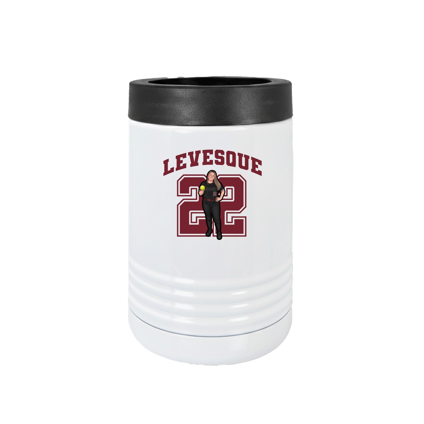 Beverage Holder — Number in White