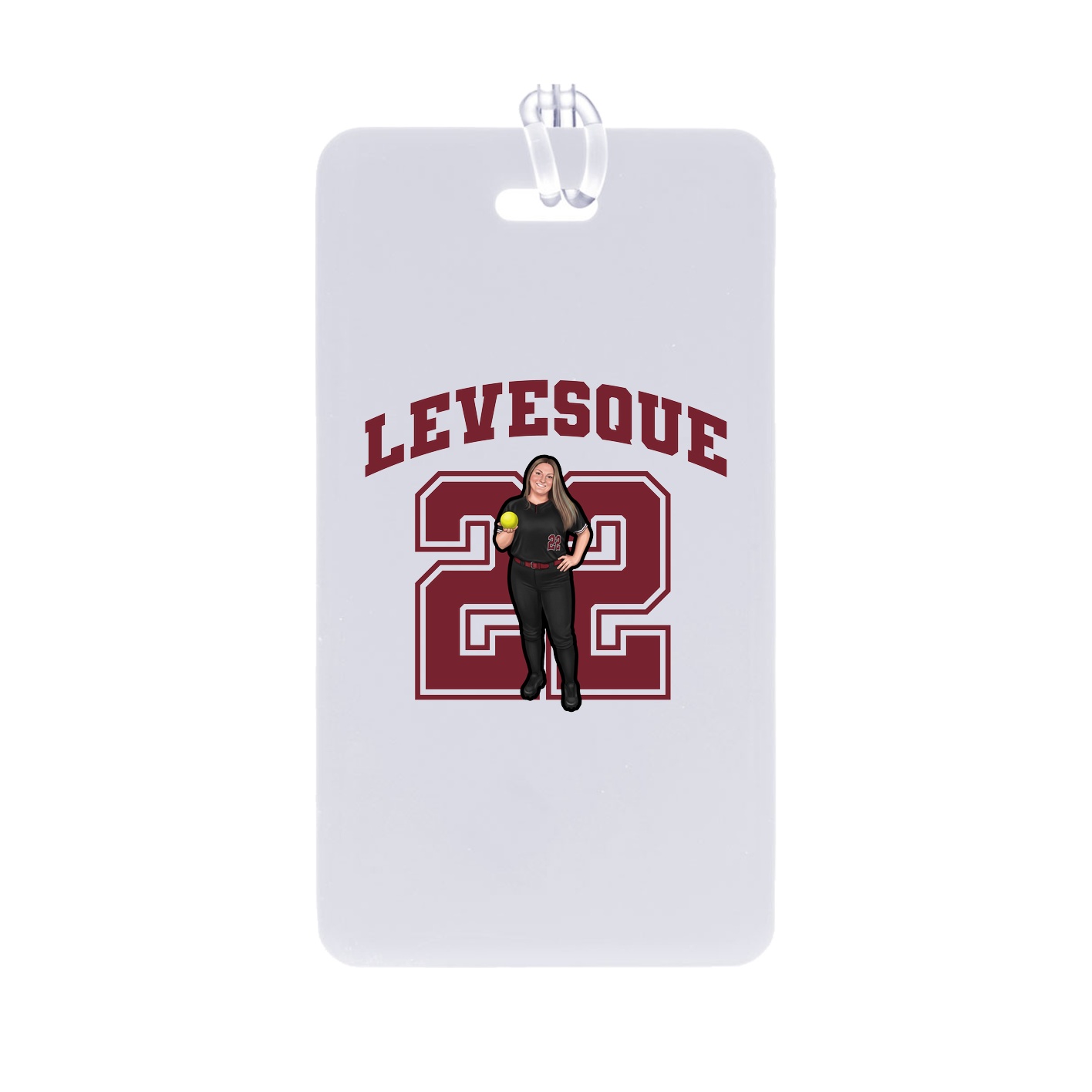 Bag Tag — Number in Classic