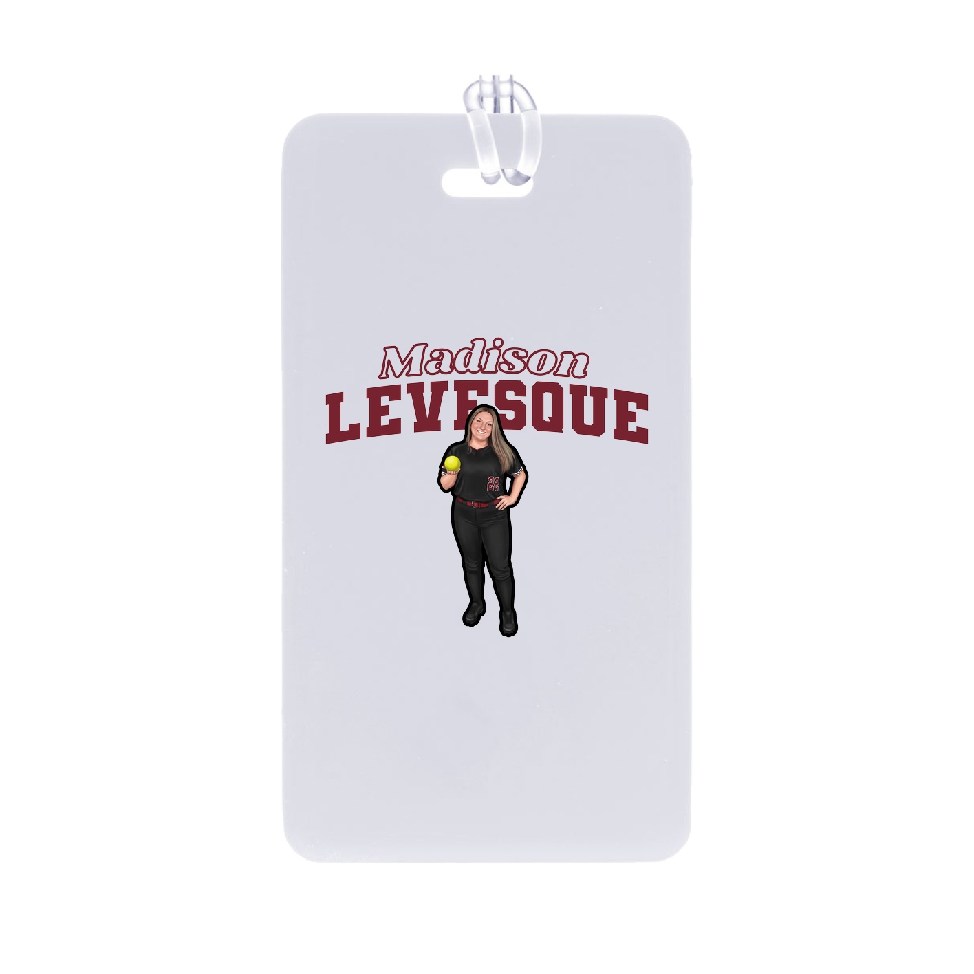 Bag Tag — Name Arch in Classic