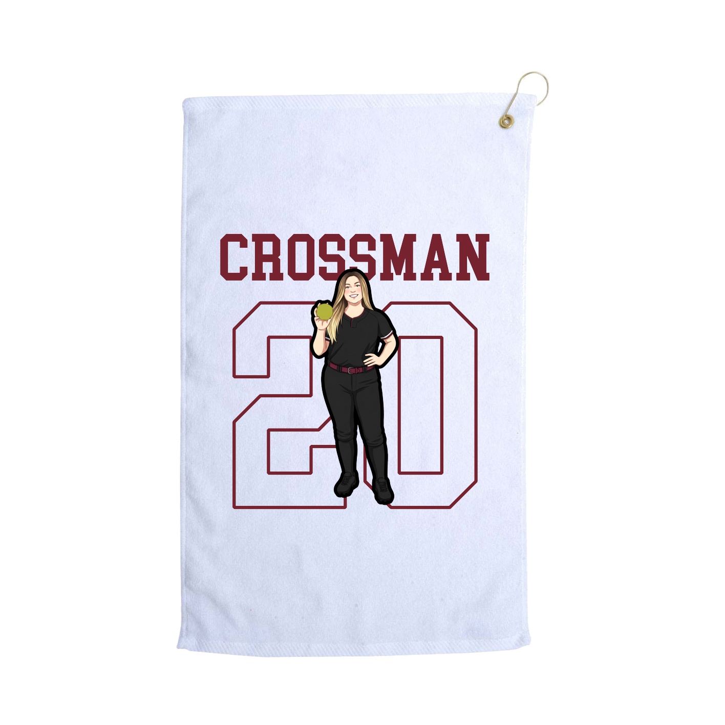 Golf Towel — Shirsey in White