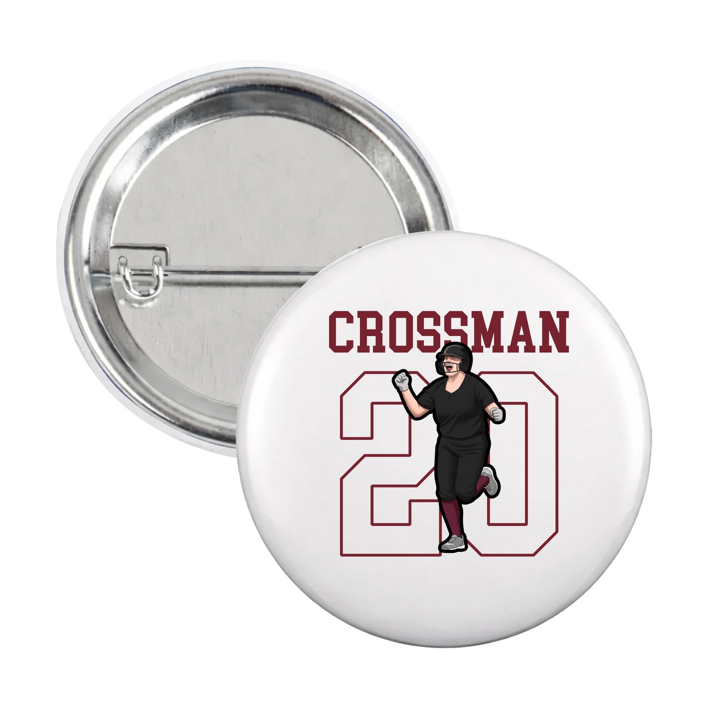 Game Day Button — Shirsey in White