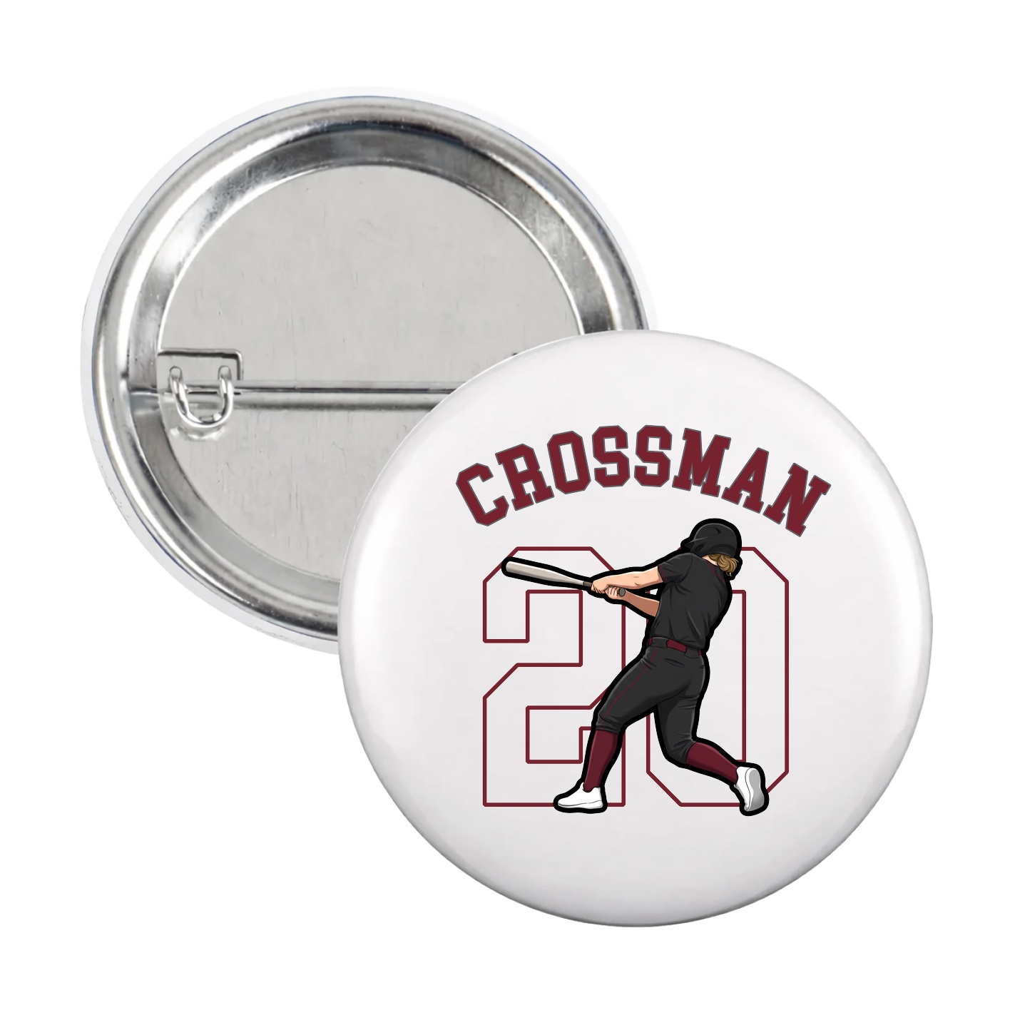 Game Day Button — Shirsey Arch in White