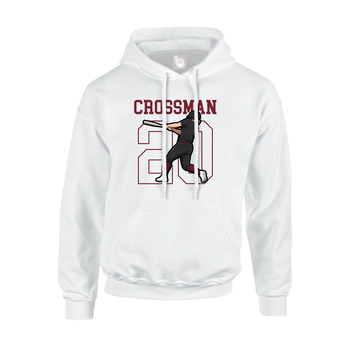 Hoodie — Shirsey in White