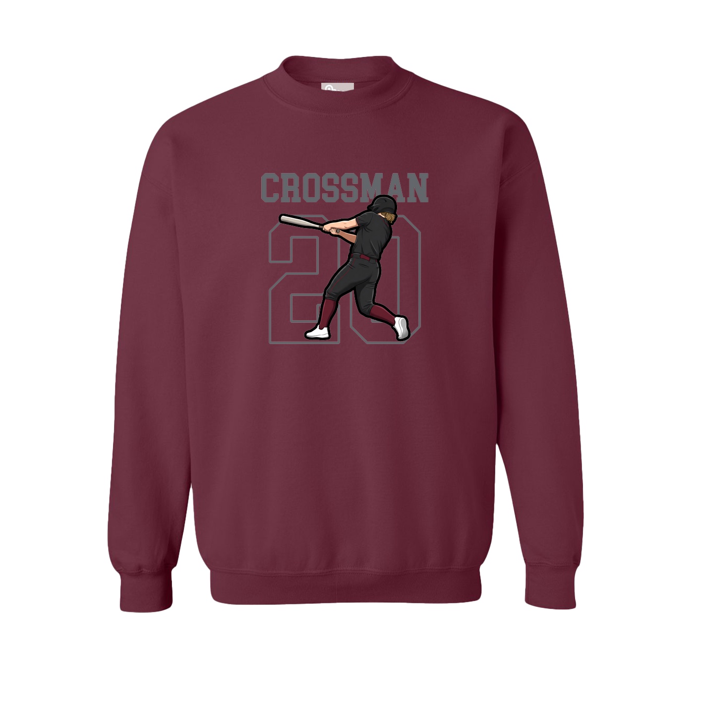 Fleece Crew — Shirsey in Maroon