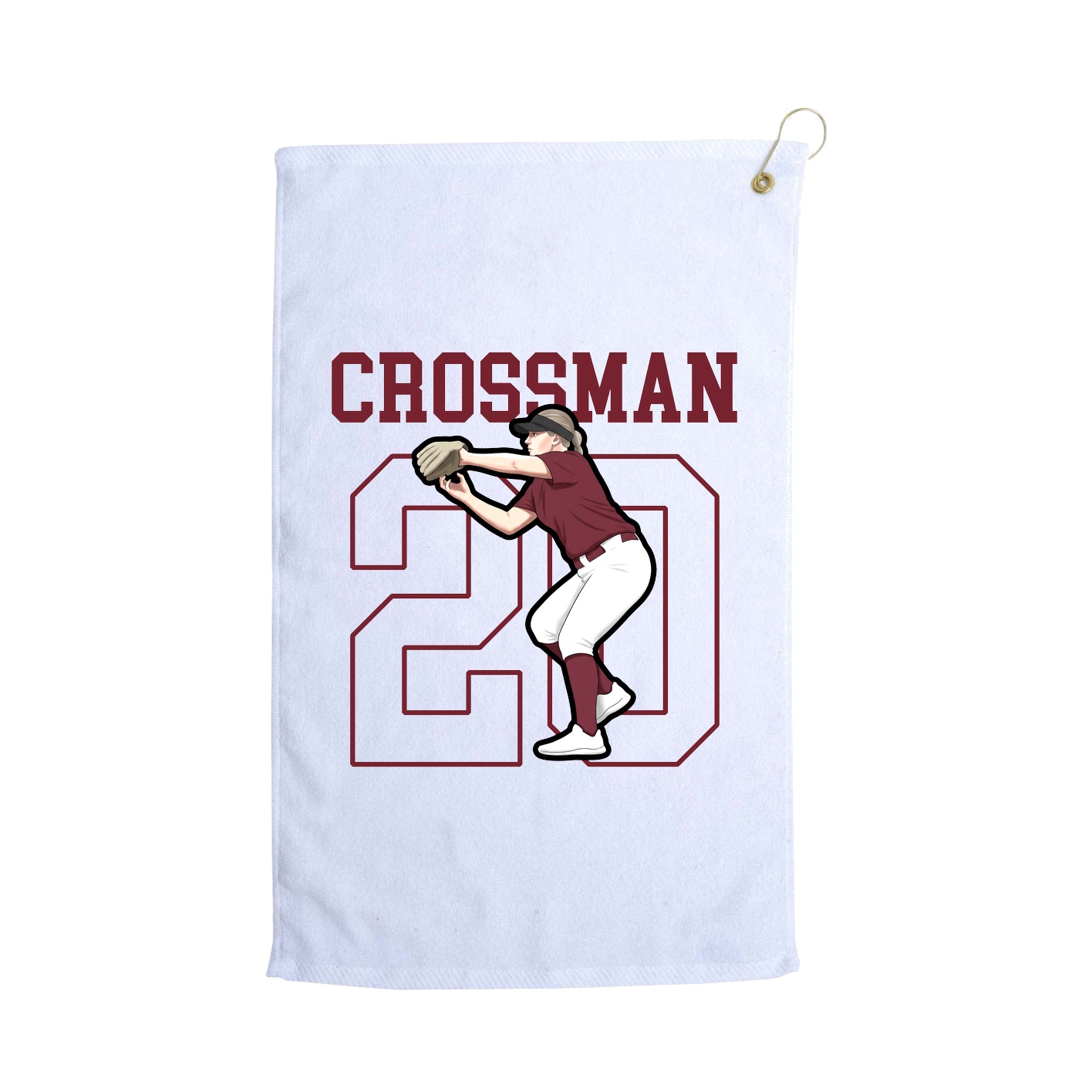 Golf Towel — Shirsey in White