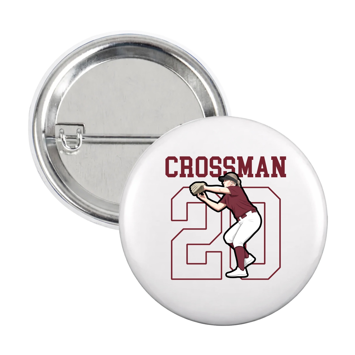 Game Day Button — Shirsey in White