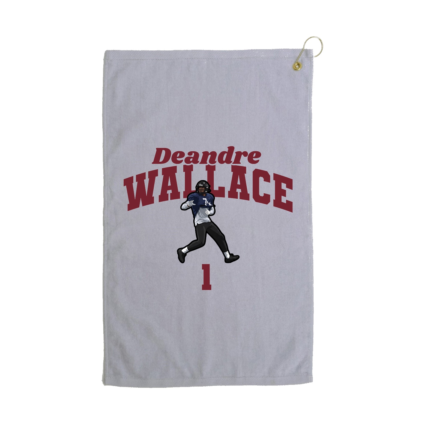 Golf Towel — Signature Arch in Grey