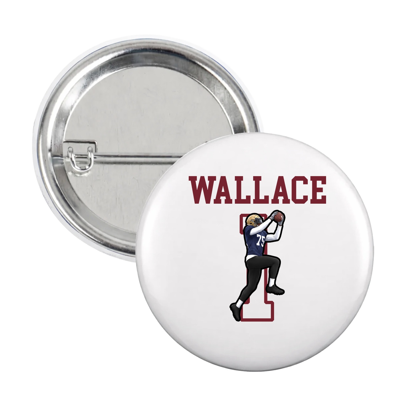 Game Day Button — Shirsey in White
