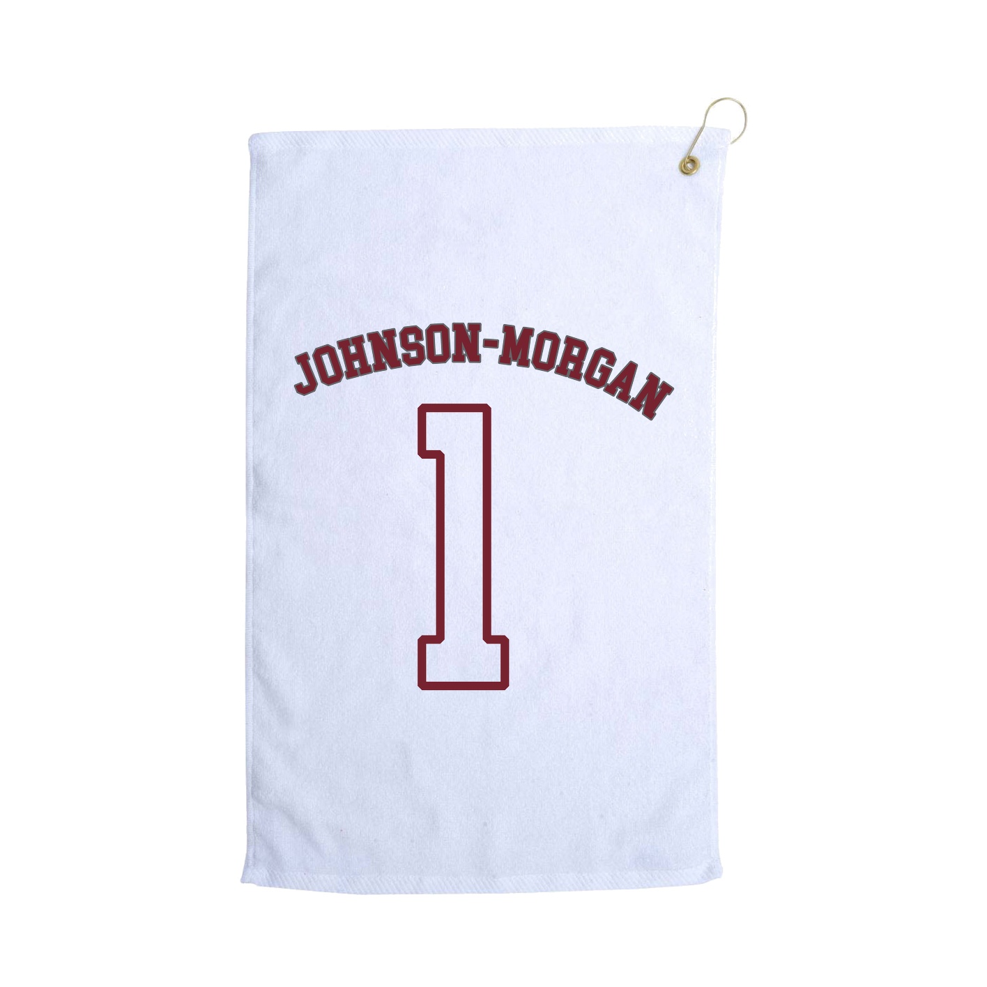 Golf Towel — Shirsey Arch in White
