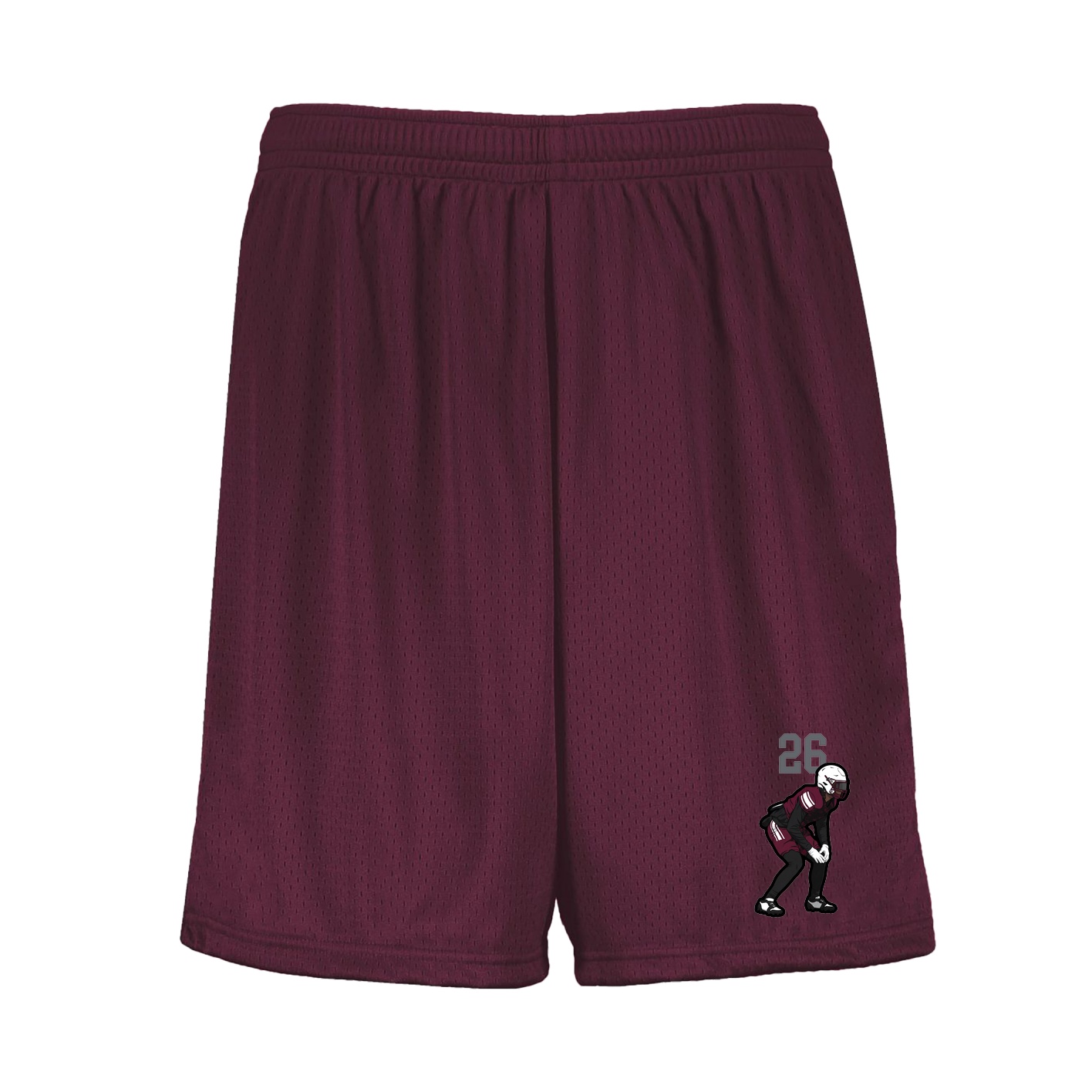 Shorts — Number Top in Maroon