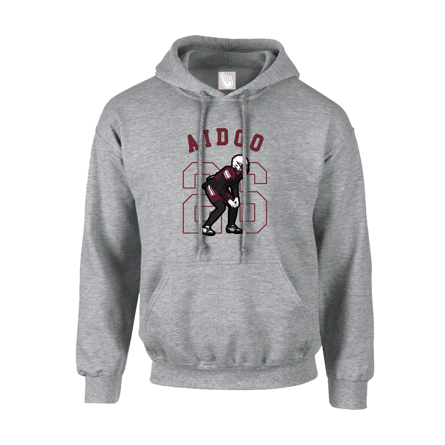 Youth Hoodie — Shirsey Arch in Grey