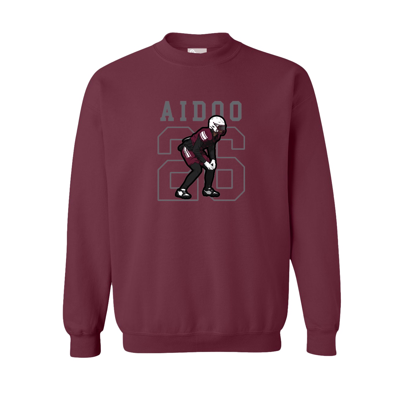 Fleece Crew — Shirsey in Maroon