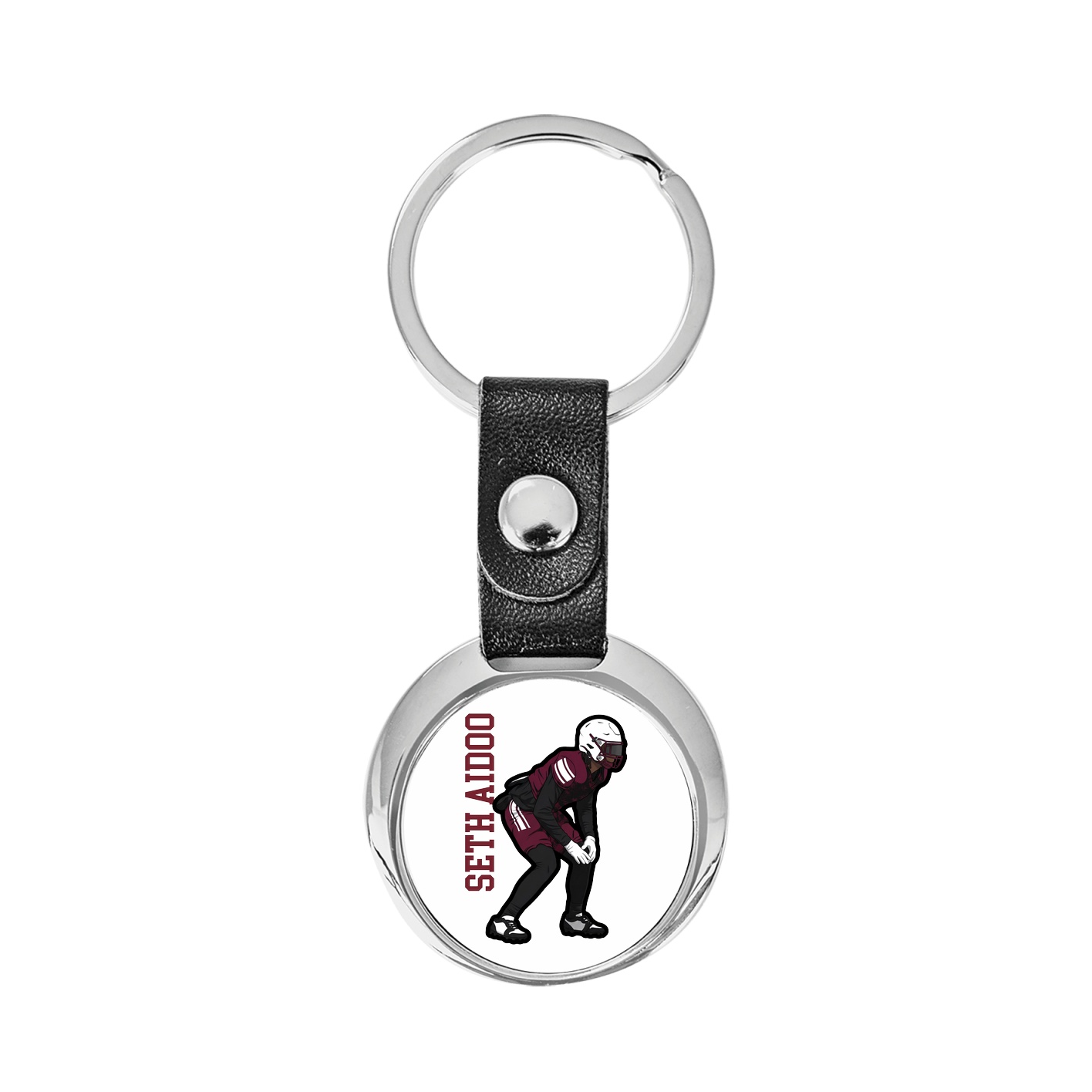 Key Chain — Name Vertical in Classic