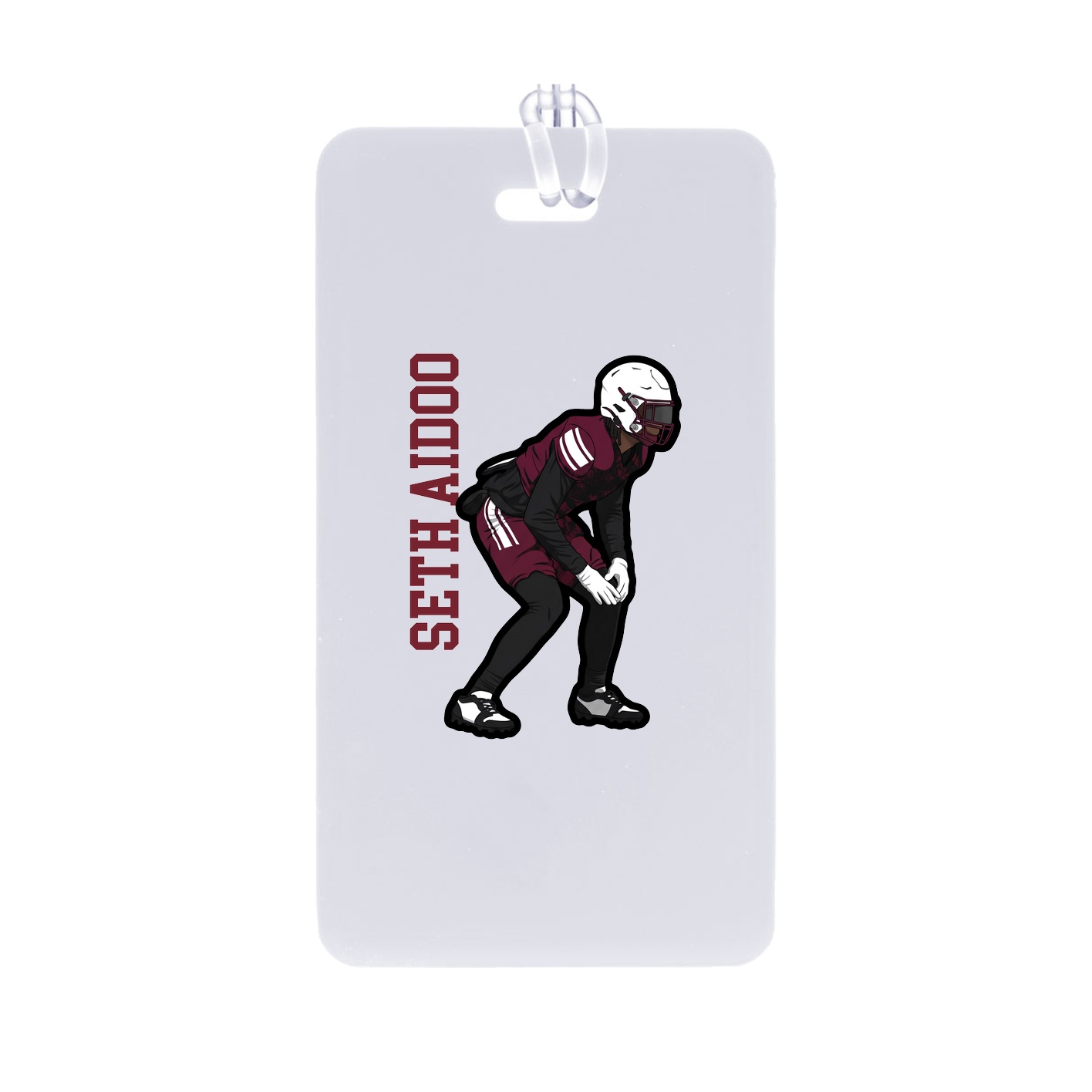 Bag Tag — Name Vertical in Classic
