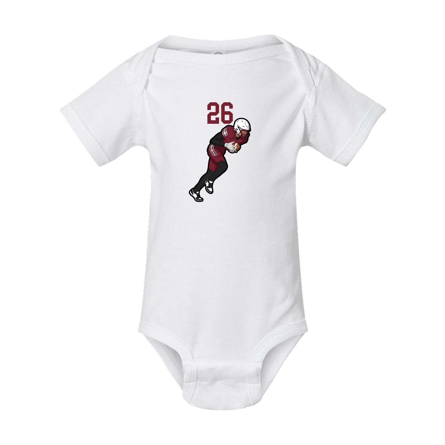 Baby Onesie — Number Top in White