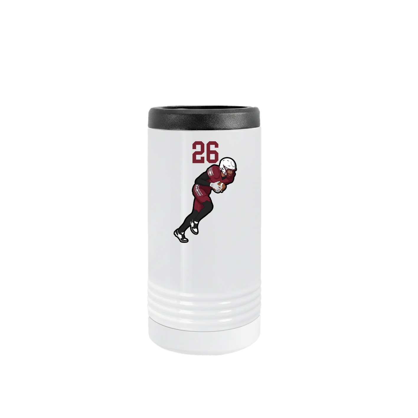 Slim Beverage Holder — Number Top in White